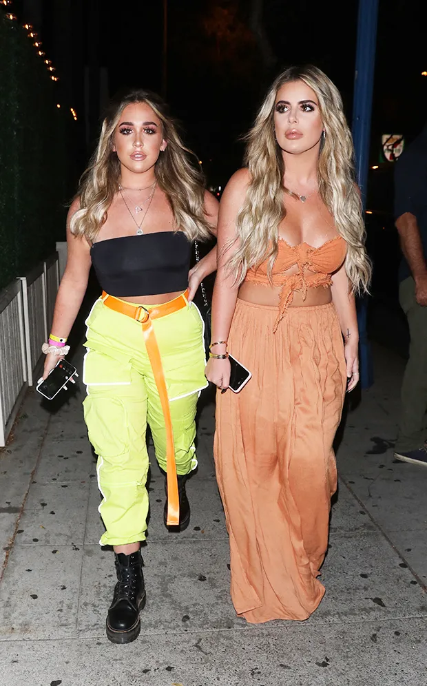 Brielle and Ariana are seen leaving an event together in 2019. (007/MEGA)