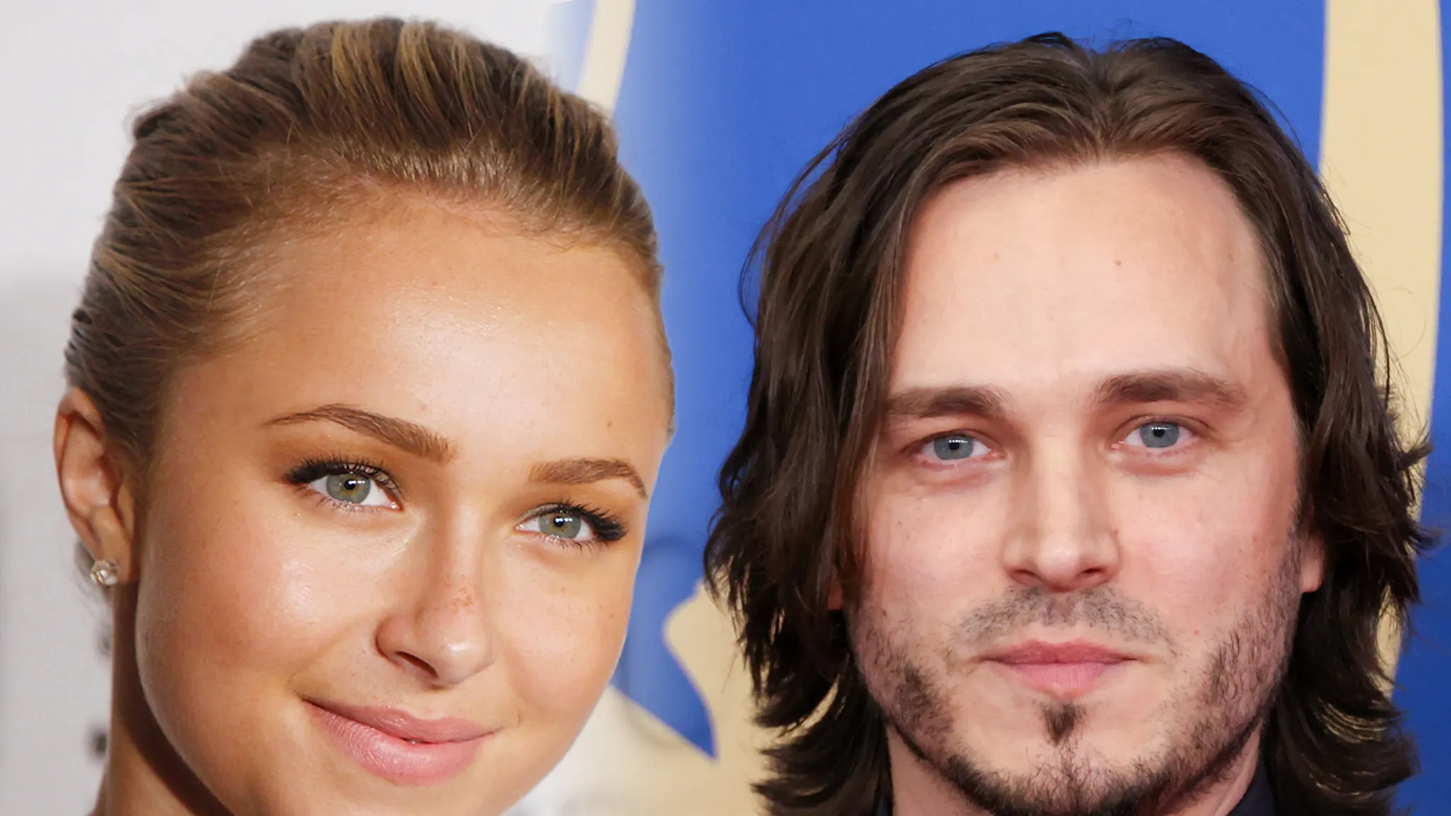Jonathan Jackson and Hayden Panettiere on set