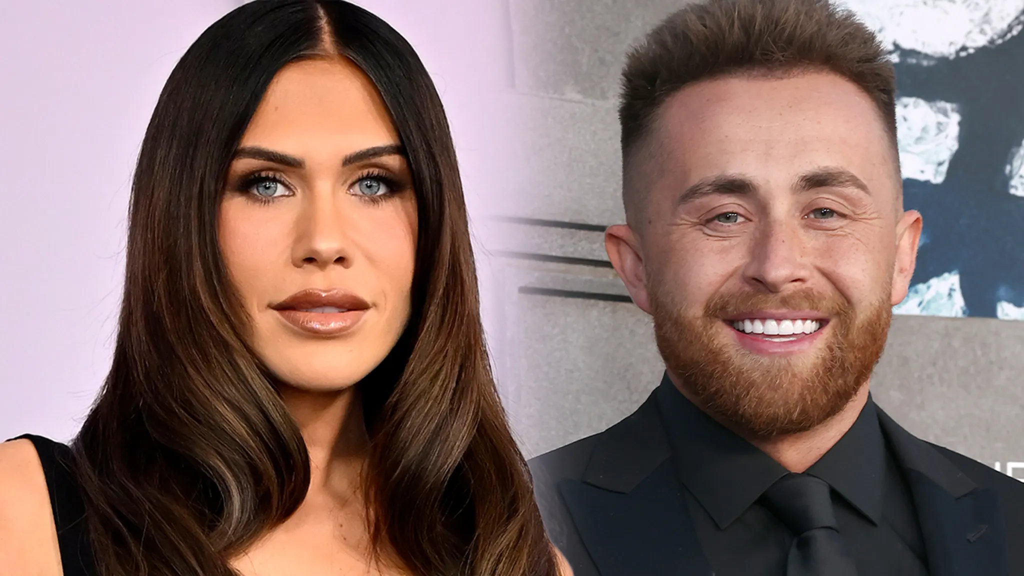 Jessi Draper and Jordan Ngatikaura pose together at a reality TV event