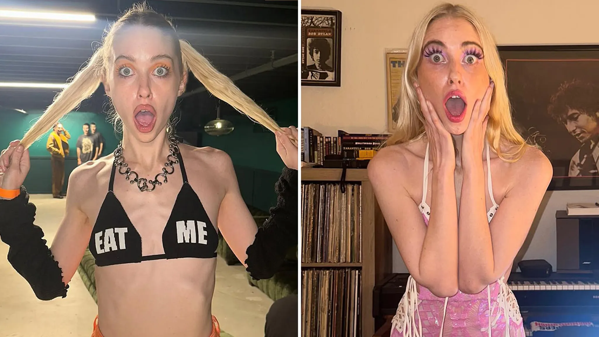 Chloe Cherry posing at a high-fashion entertainment event