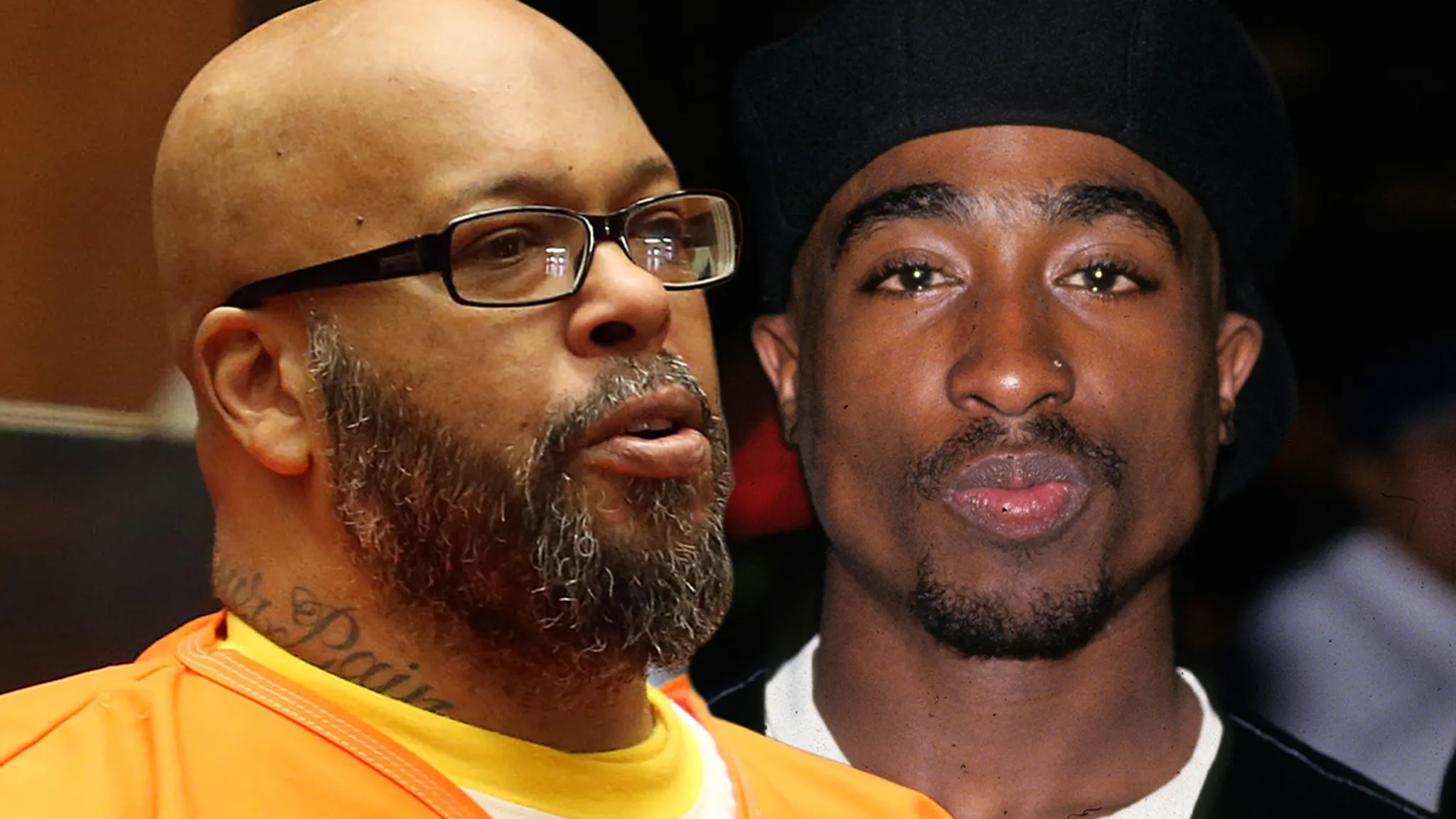 Suge Knight and late rapper Tupac Shakur