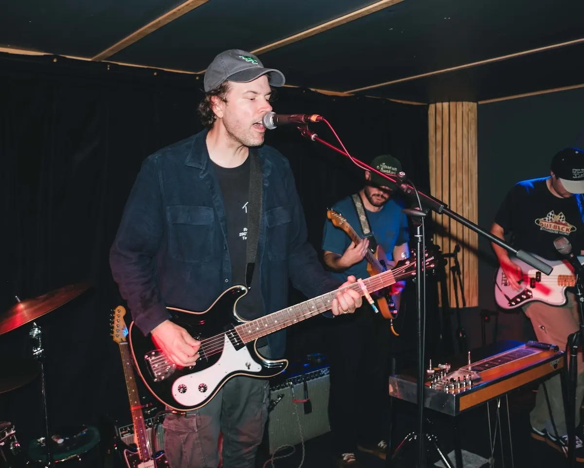 Director David Lynch and indie band Wild Pink frontman John Ross
