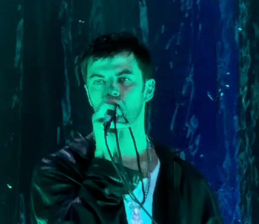 Fontaines D.C. performing live on stage at a music festival