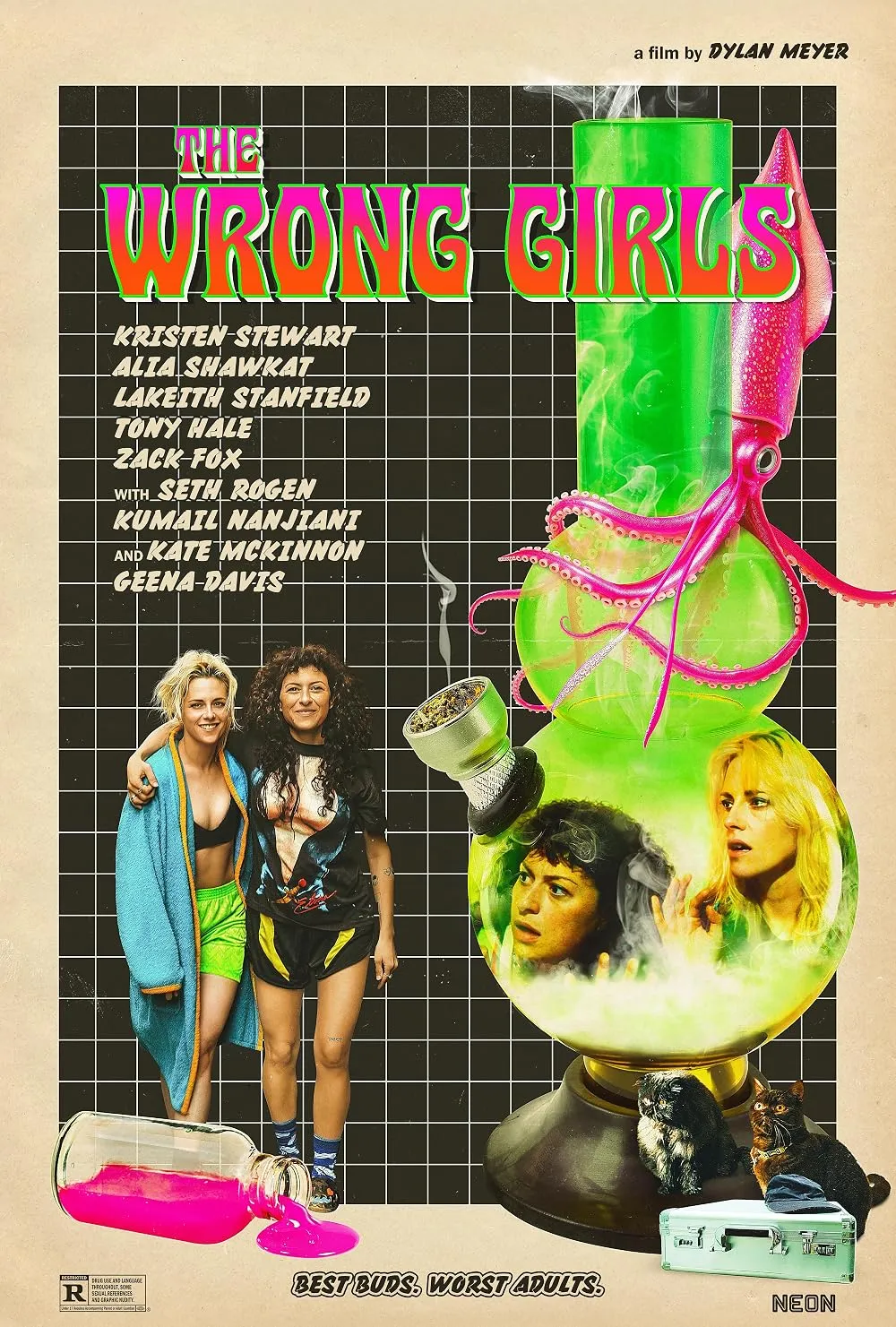 Film poster for Dylan Meyer stoner comedy The Wrong Girls