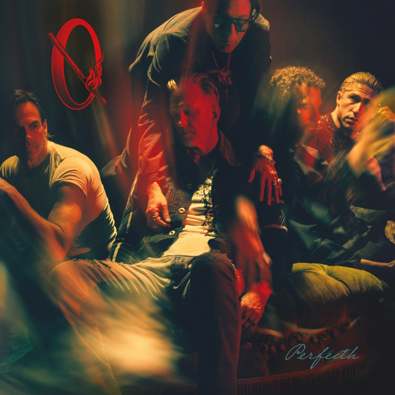 Josh Homme performing live on stage with Queens Of The Stone Age