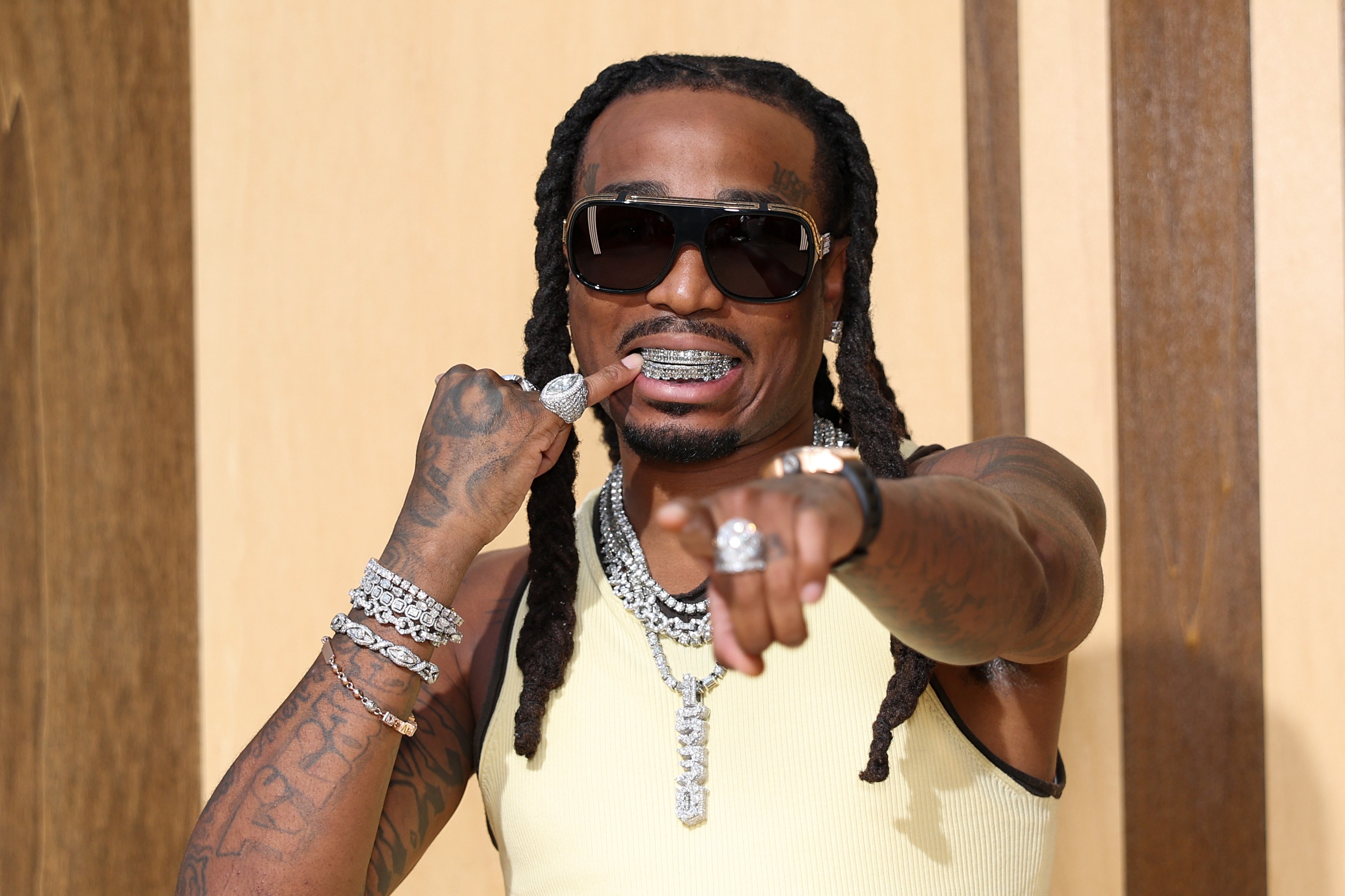 Quavo and Offset performing together