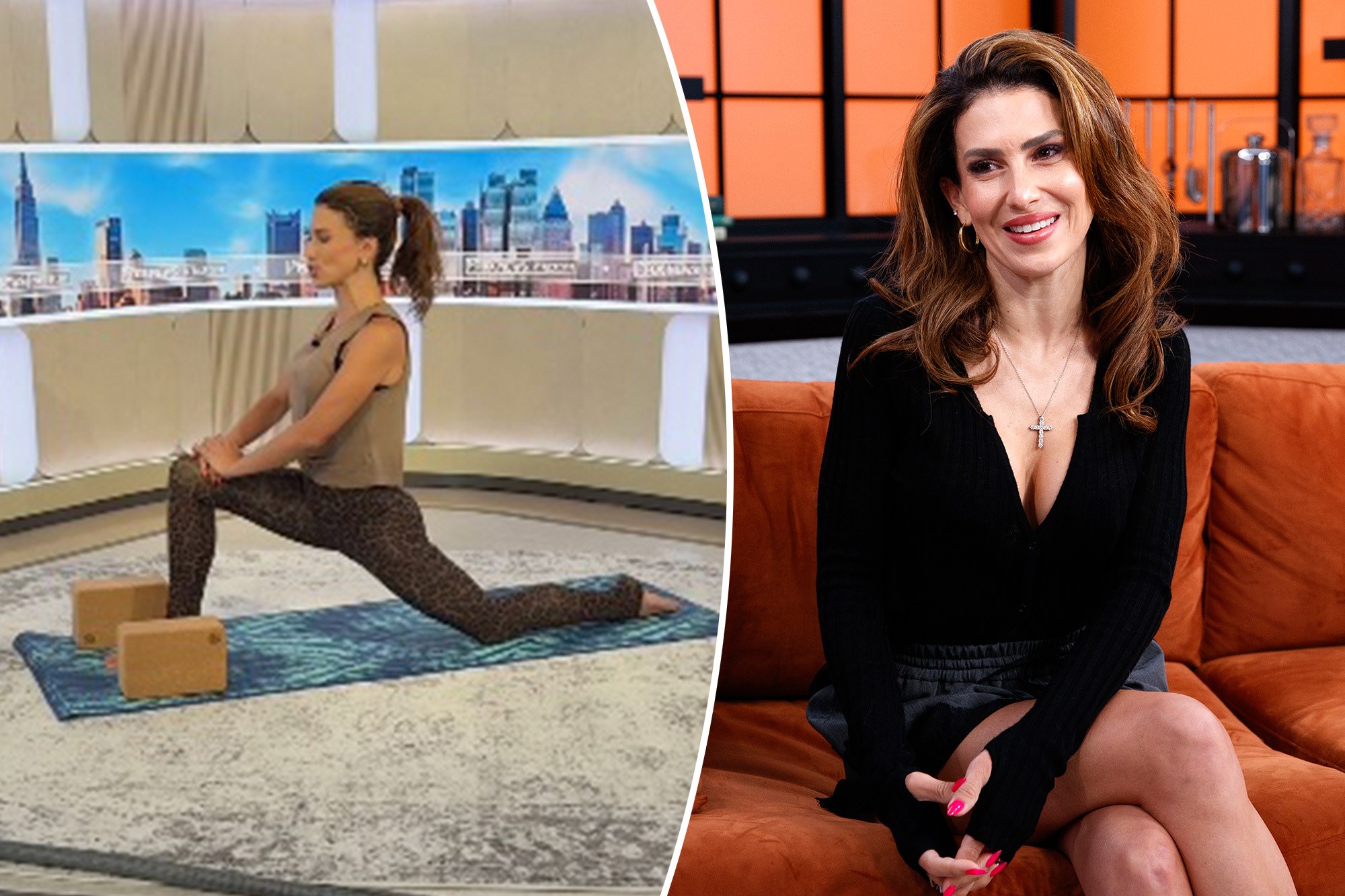 Hilaria Baldwin attending a public event in New York City