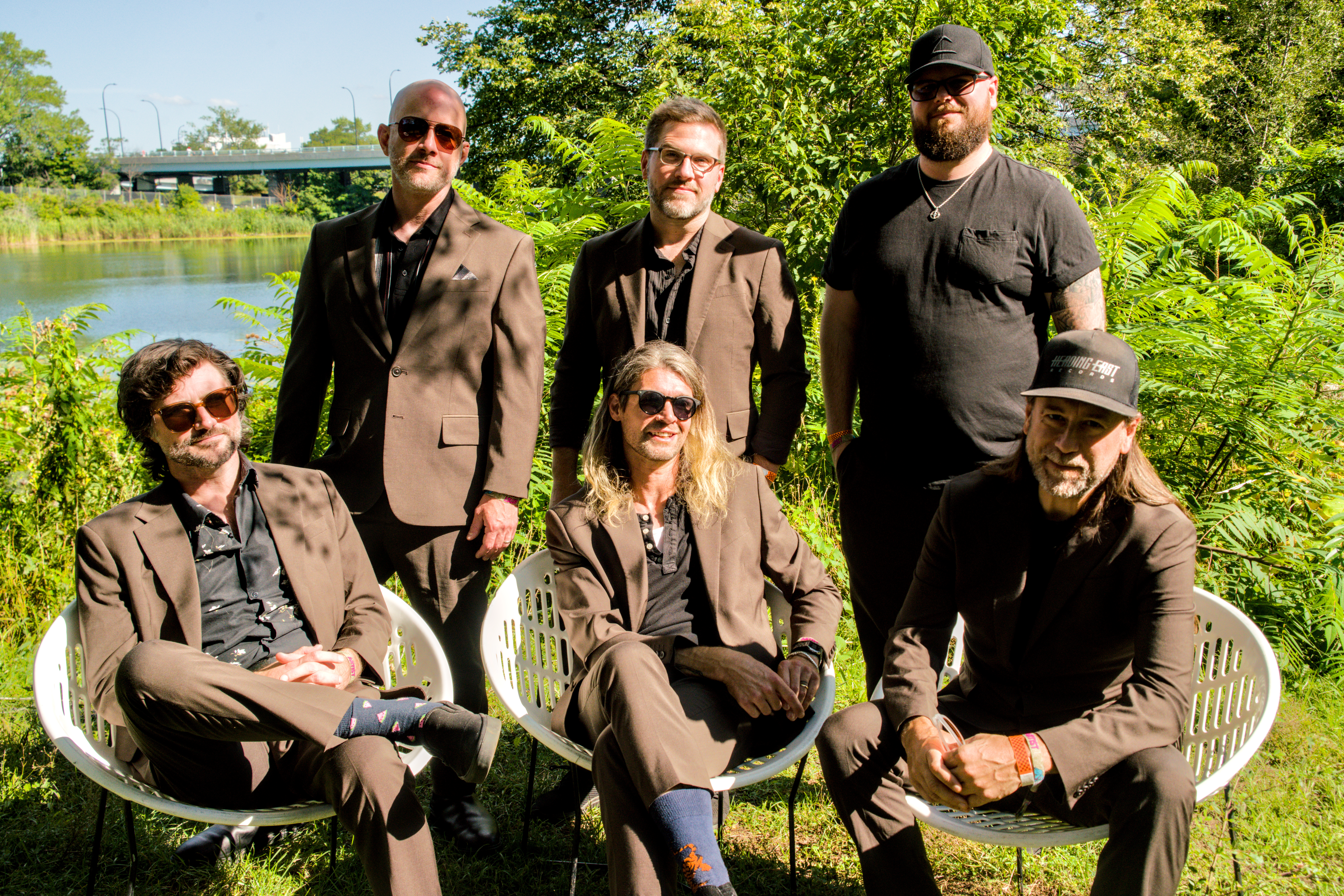 Taking Back Sunday poses for a portrait at Vans Warped Tour Montreal 2026