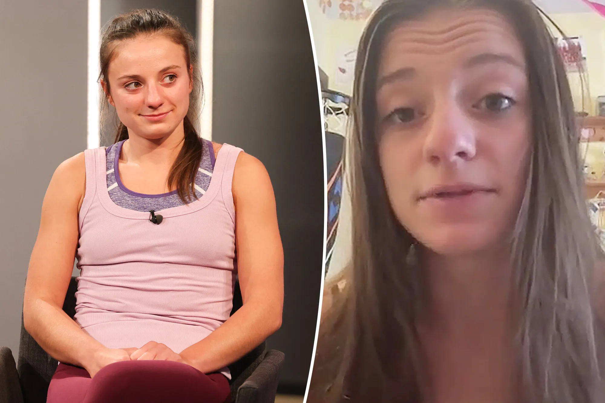 Big Brother star Mallory Aurichio posing after her exit from the reality show