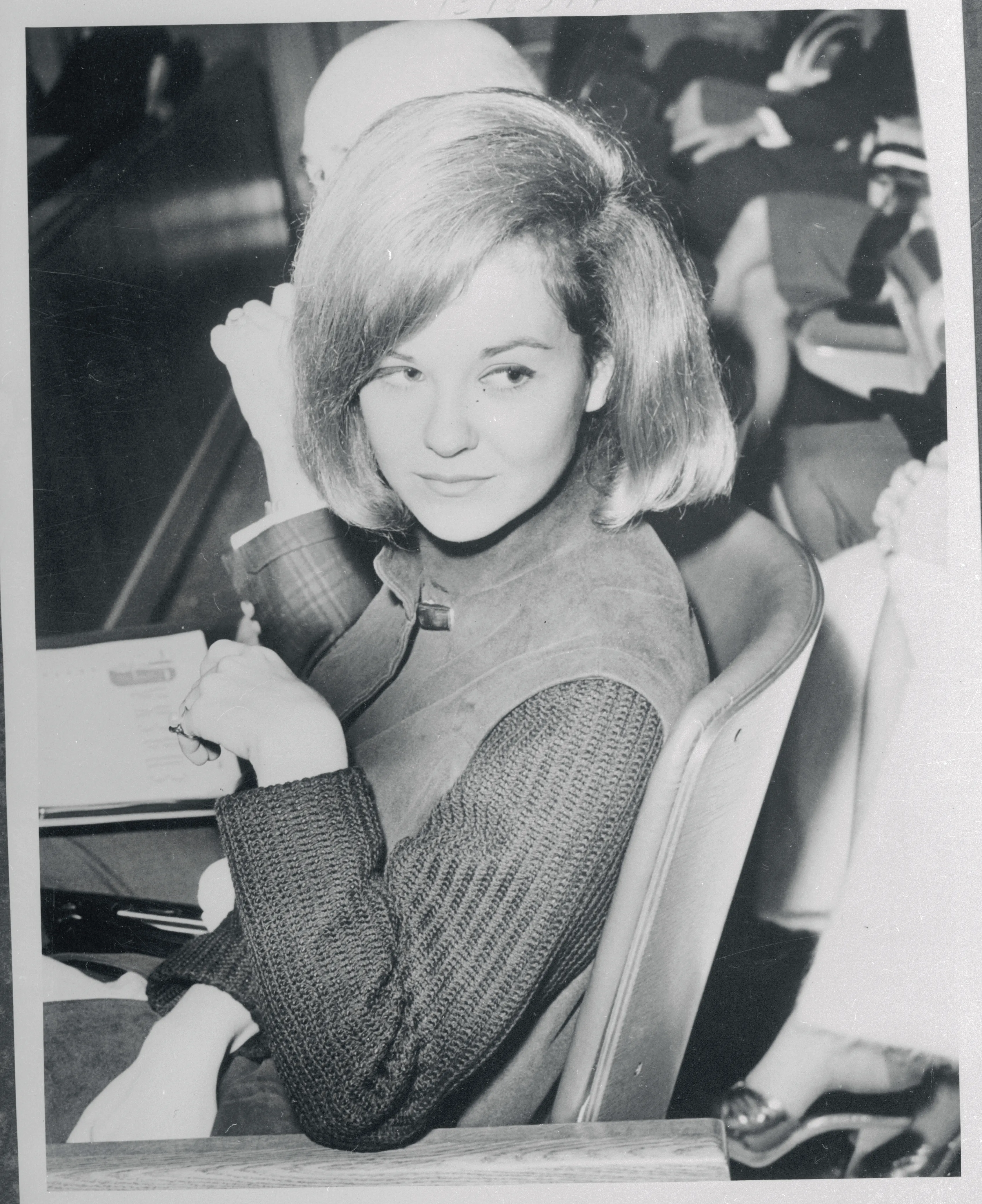 Actress-singer Shelley Fabares in court.