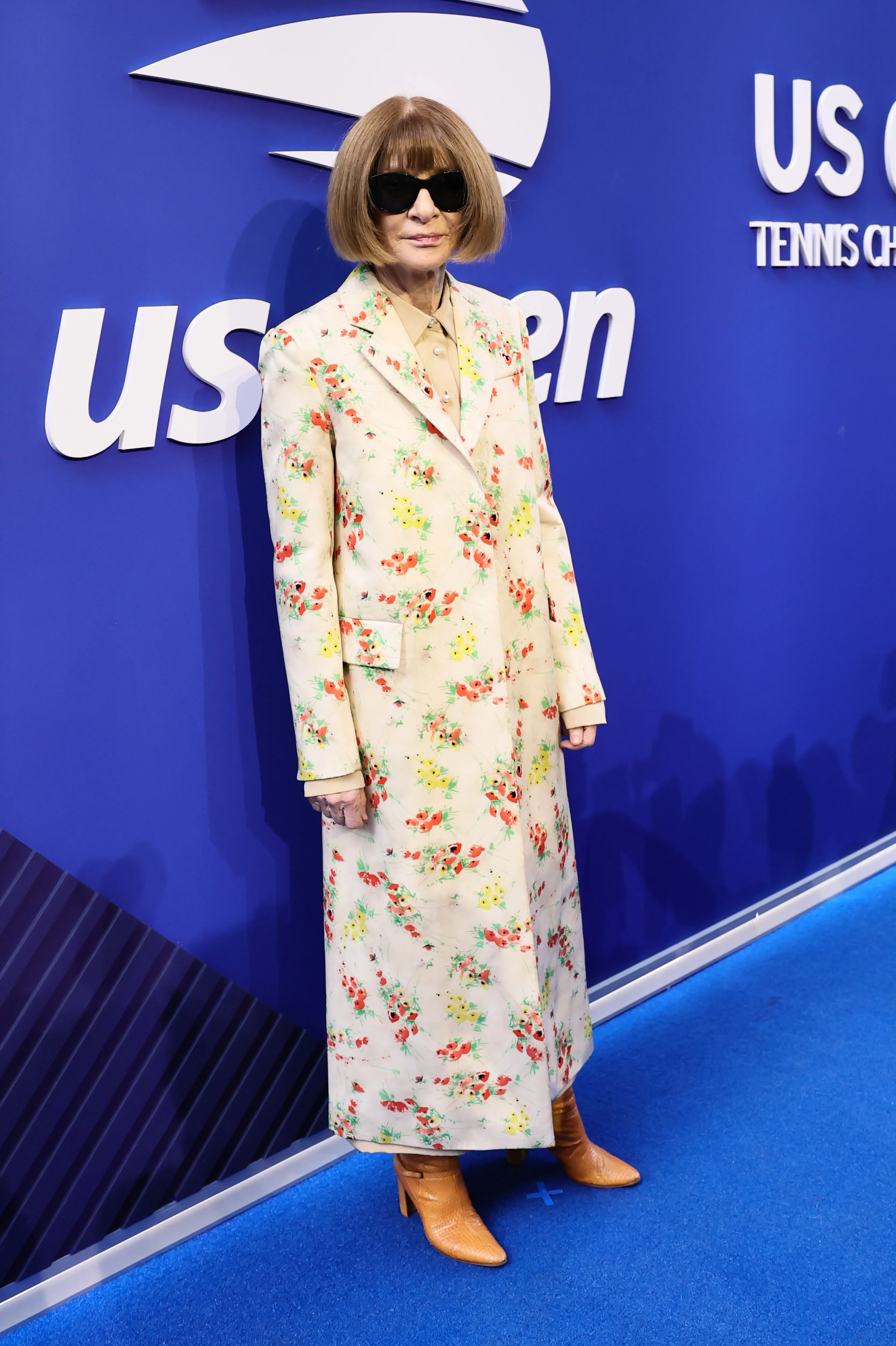 Anna Wintour, "Roger Federer: An Icon Returns To New York" US Open Exhibition Match