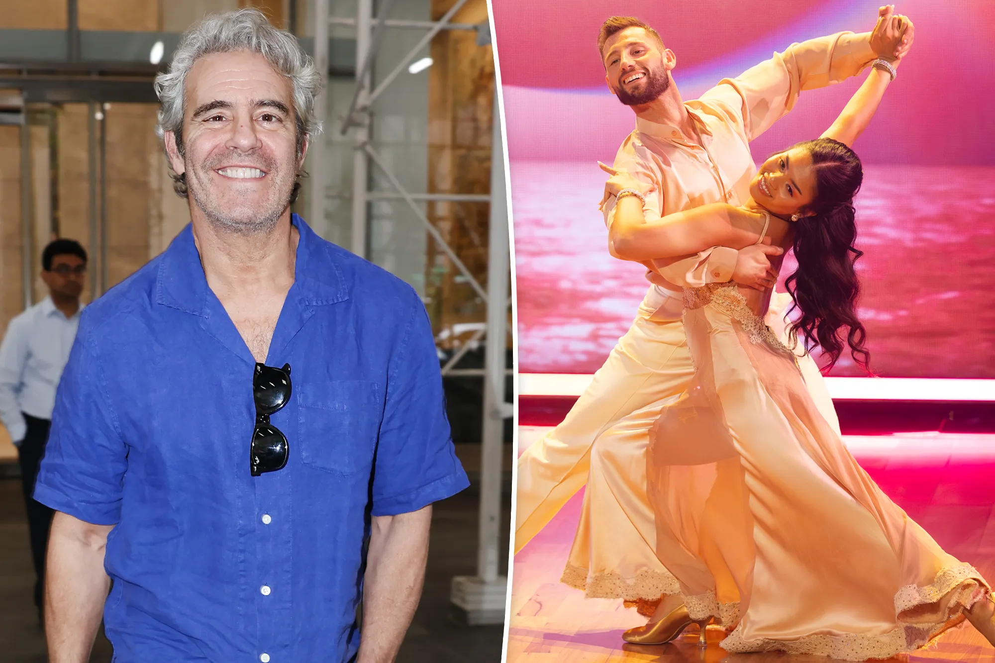 Andy Cohen smiling on a red carpet event