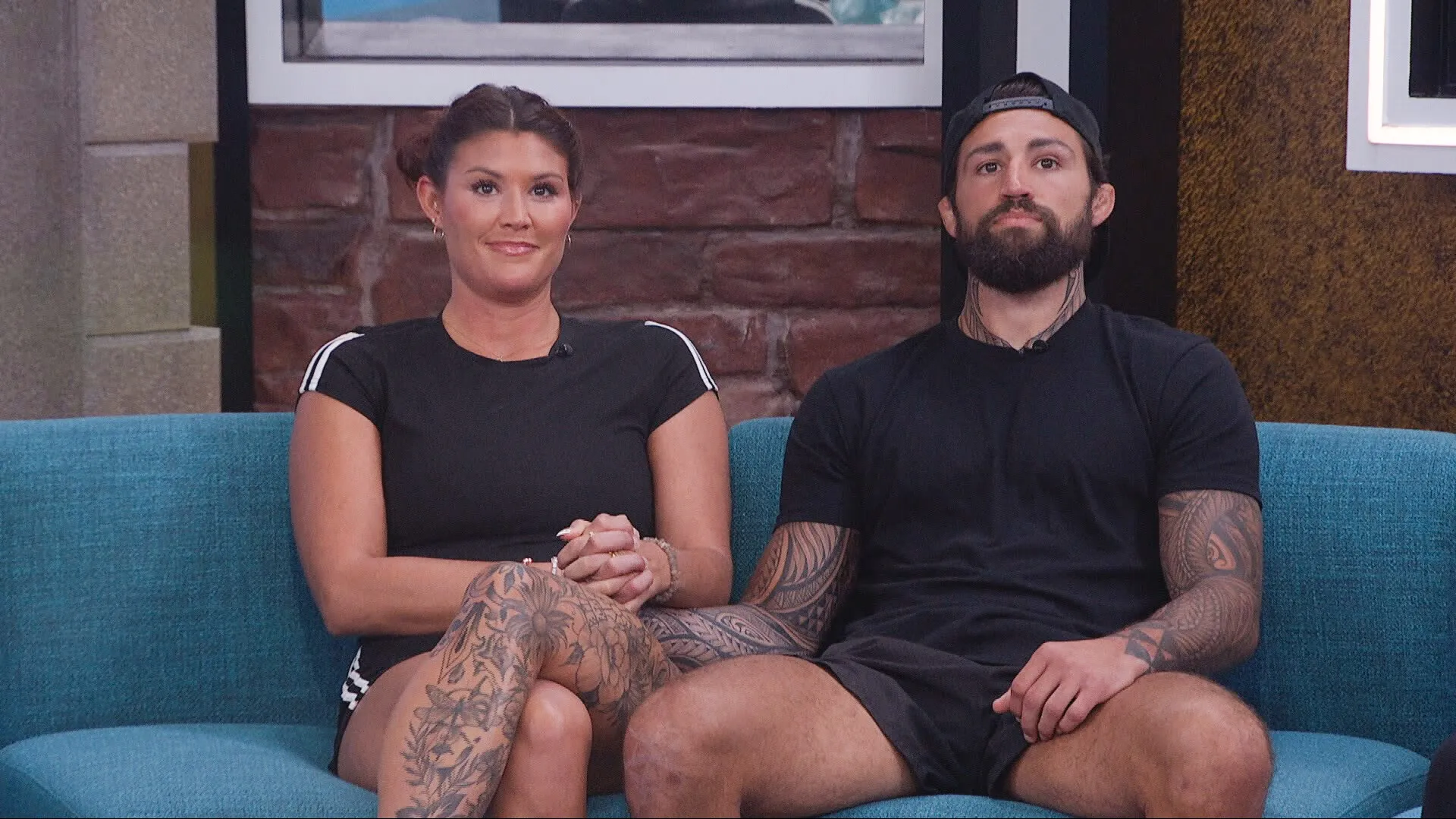 Haley Thogmartin and Kamu Kirk on "Big Brother 28"