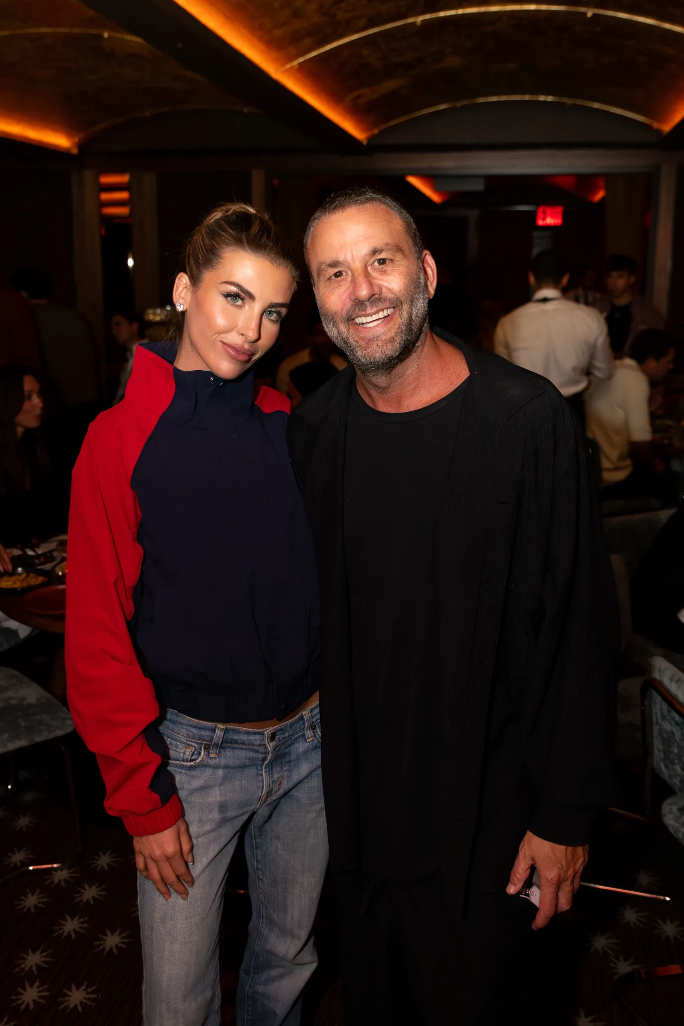 Paige Paul and David Grutman attend David Grutman & Draft Kings US Open players dinner at Crane Club in NY on August 27 2026.