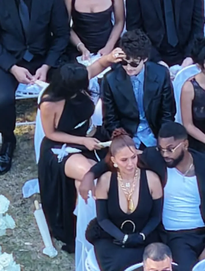 Kylie Jenner and Timothée Chalamet at Jordyn Woods and Karl-Anthony Towns