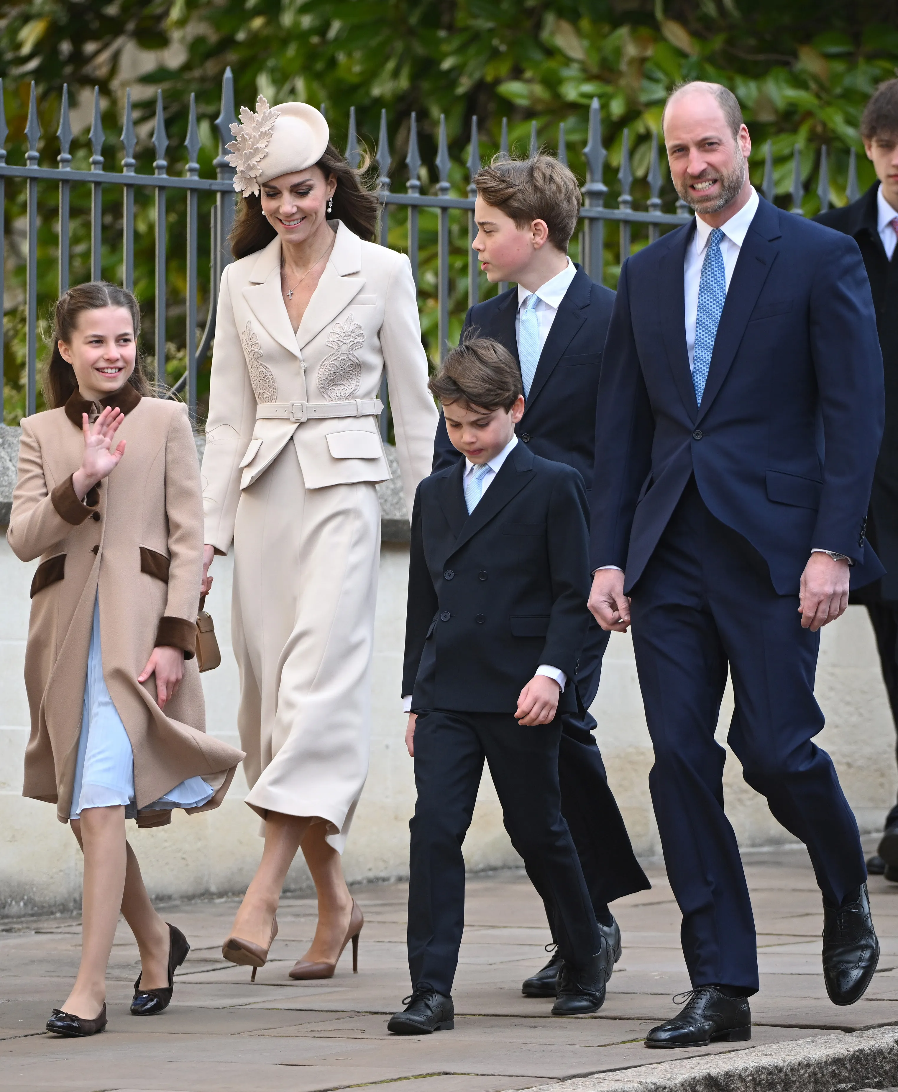 The British Royal Family attending the 2026 Easter Matins Service.
