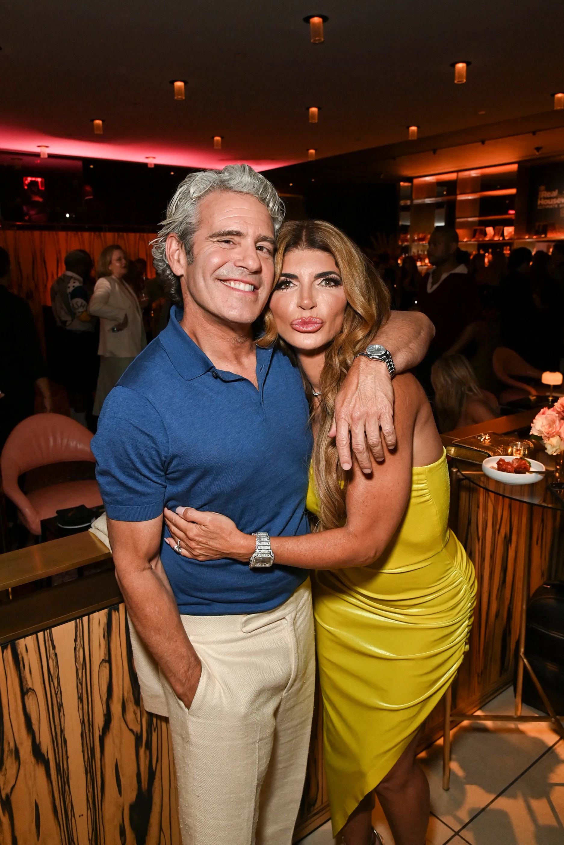 Andy Cohen and Teresa Giudice