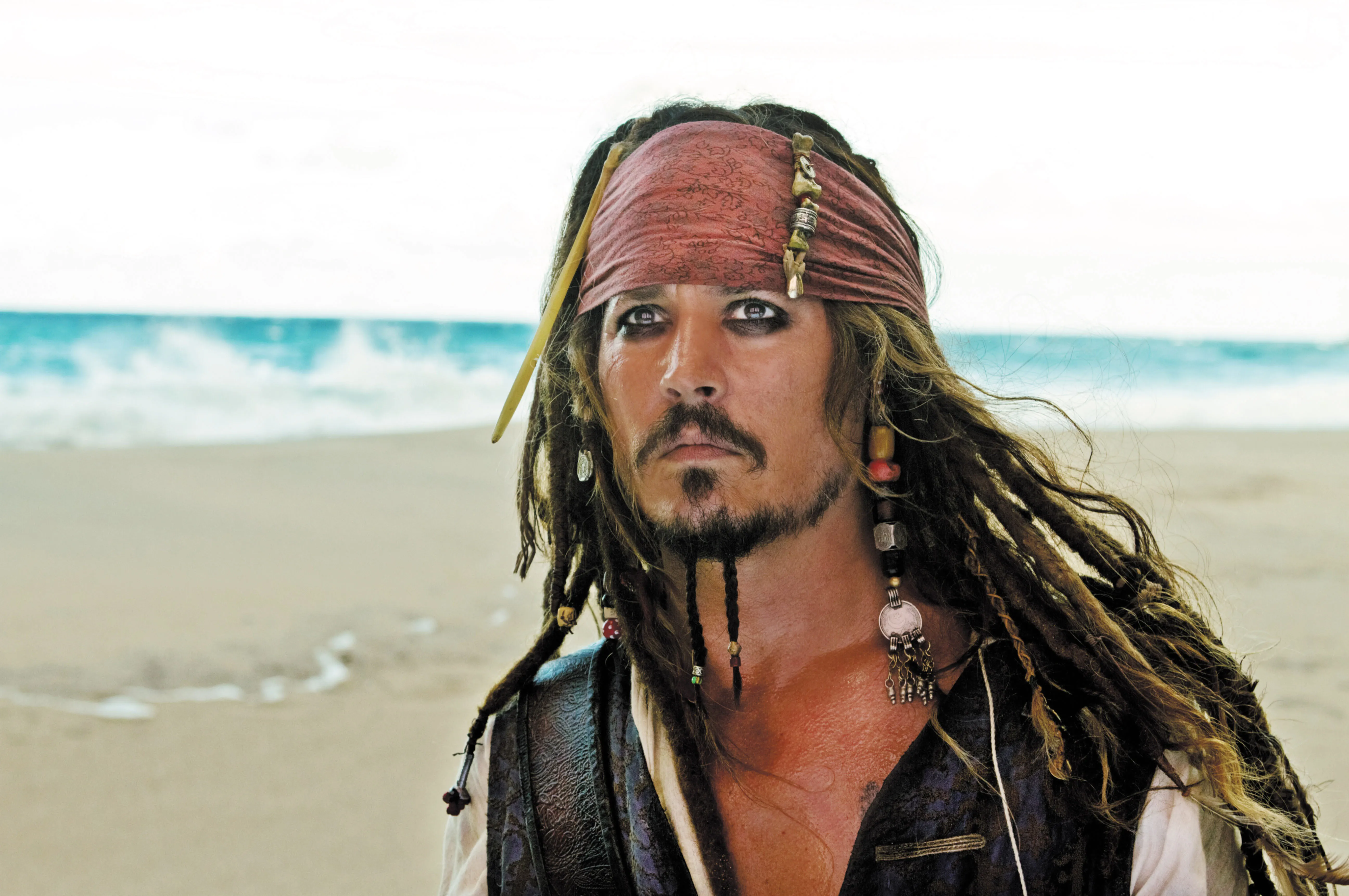 Johnny Depp as Captain Jack Sparrow on "Pirates of the Caribbean."