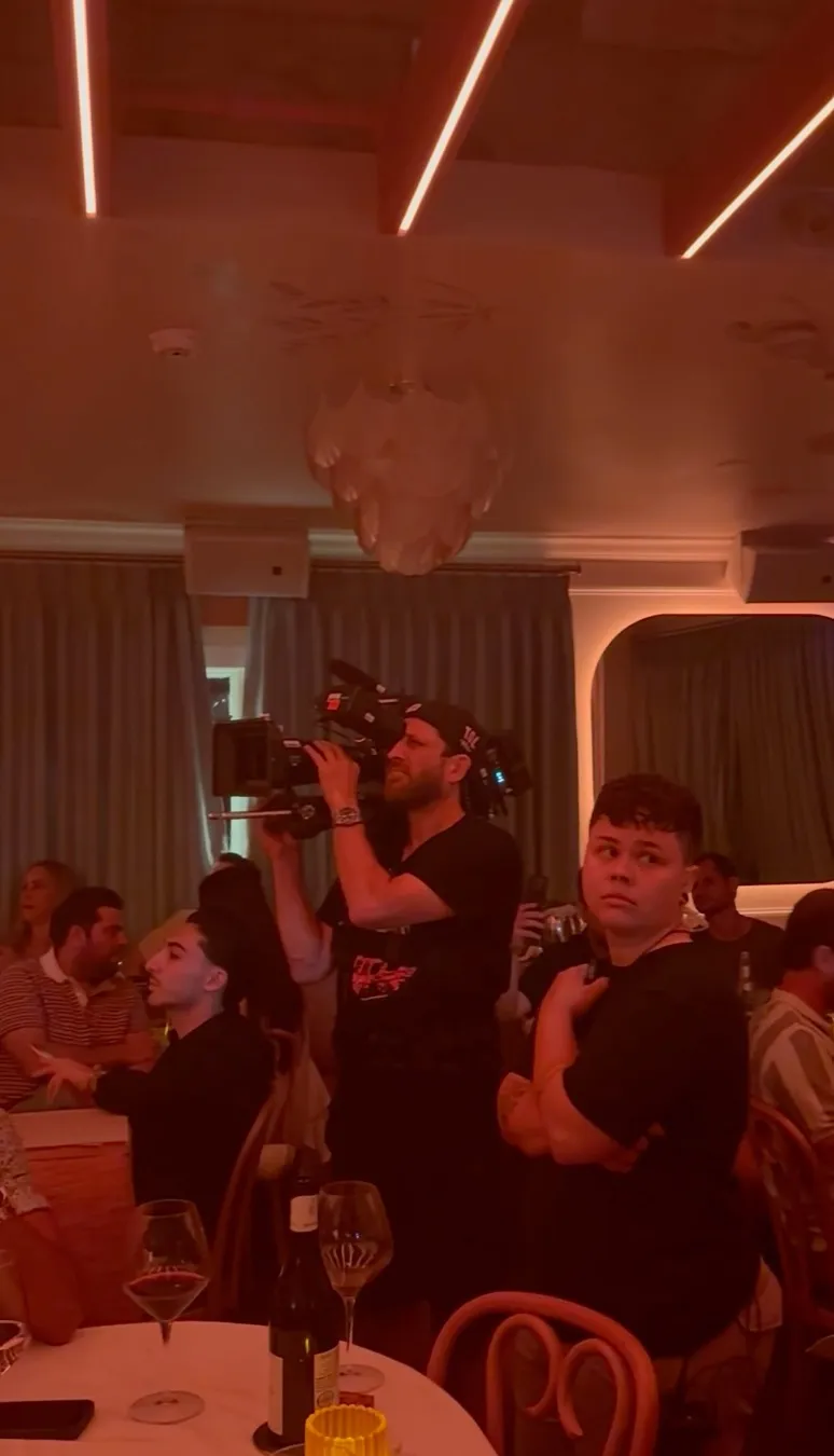 Cameras kept rolling.