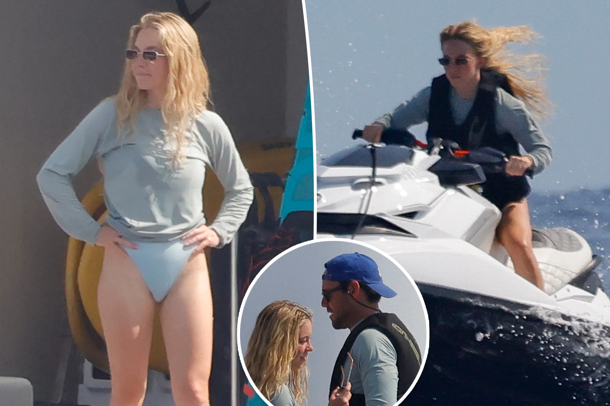 Sydney Sweeney and Scooter Braun vacationing in Mallorca on a luxury superyacht