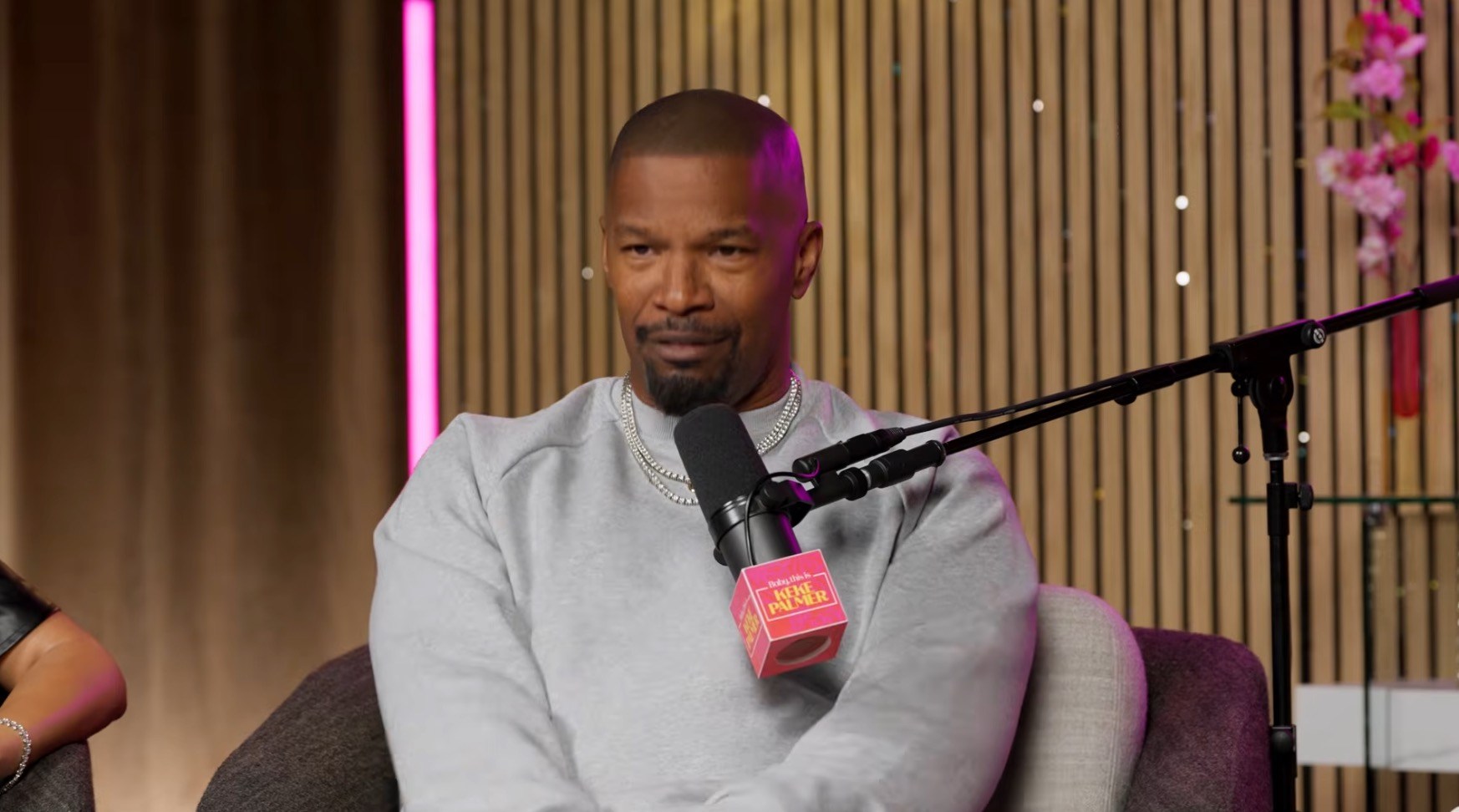 Jamie Foxx speaking on Keke Palmer