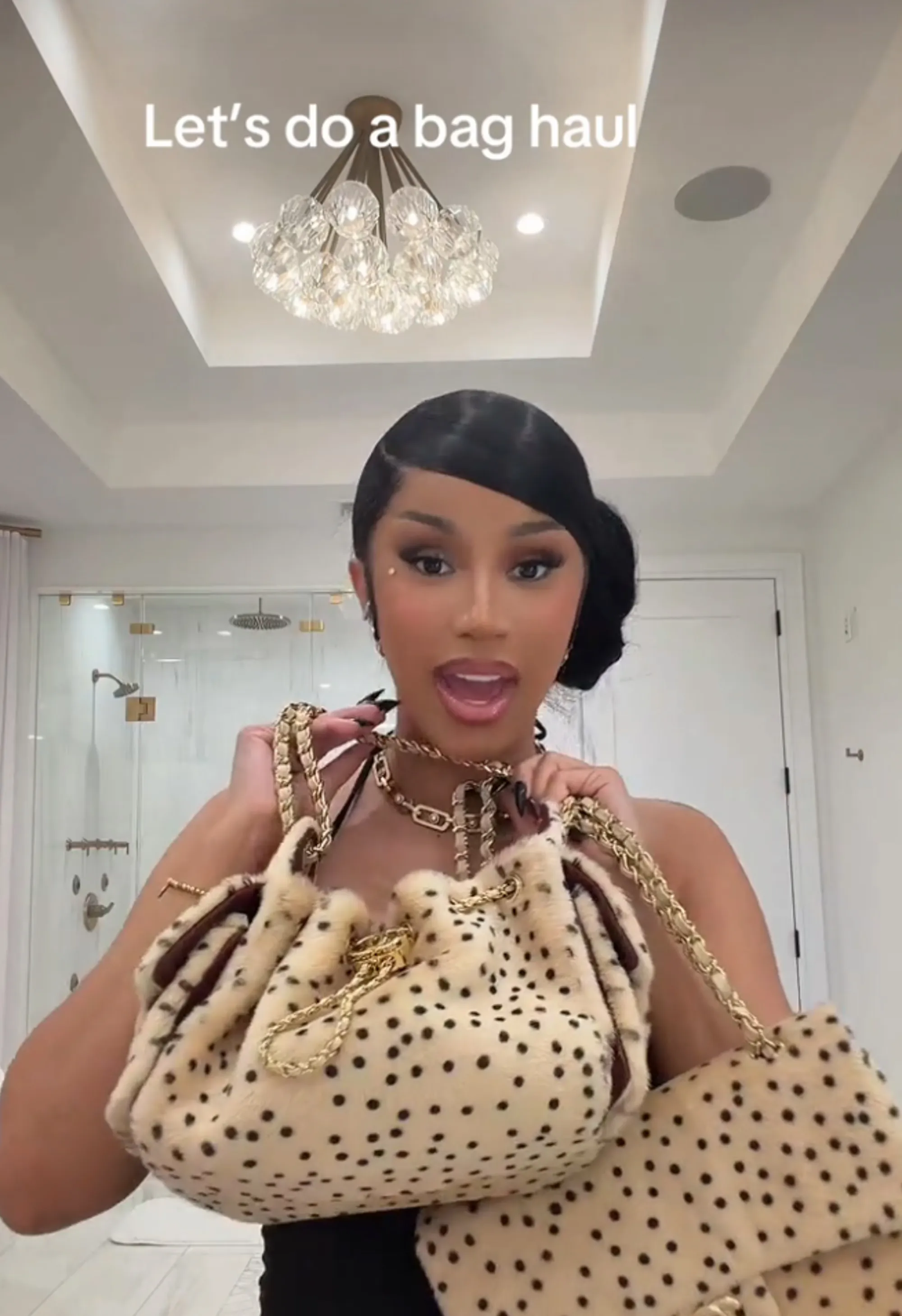 Cardi B shows off more than $187K worth of Chanel, Hermès and Bottega Veneta