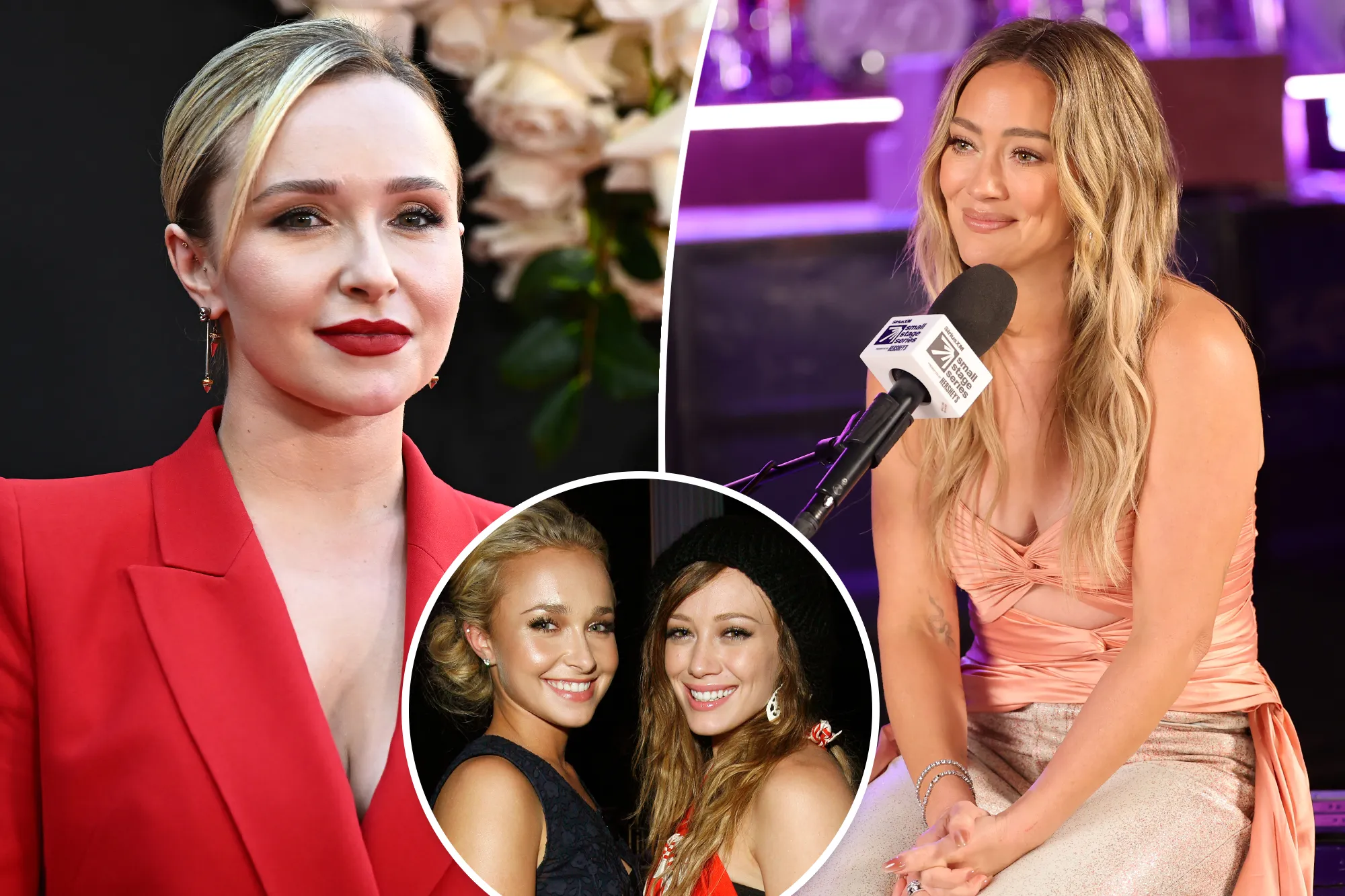 Hayden Panettiere and Hilary Duff.