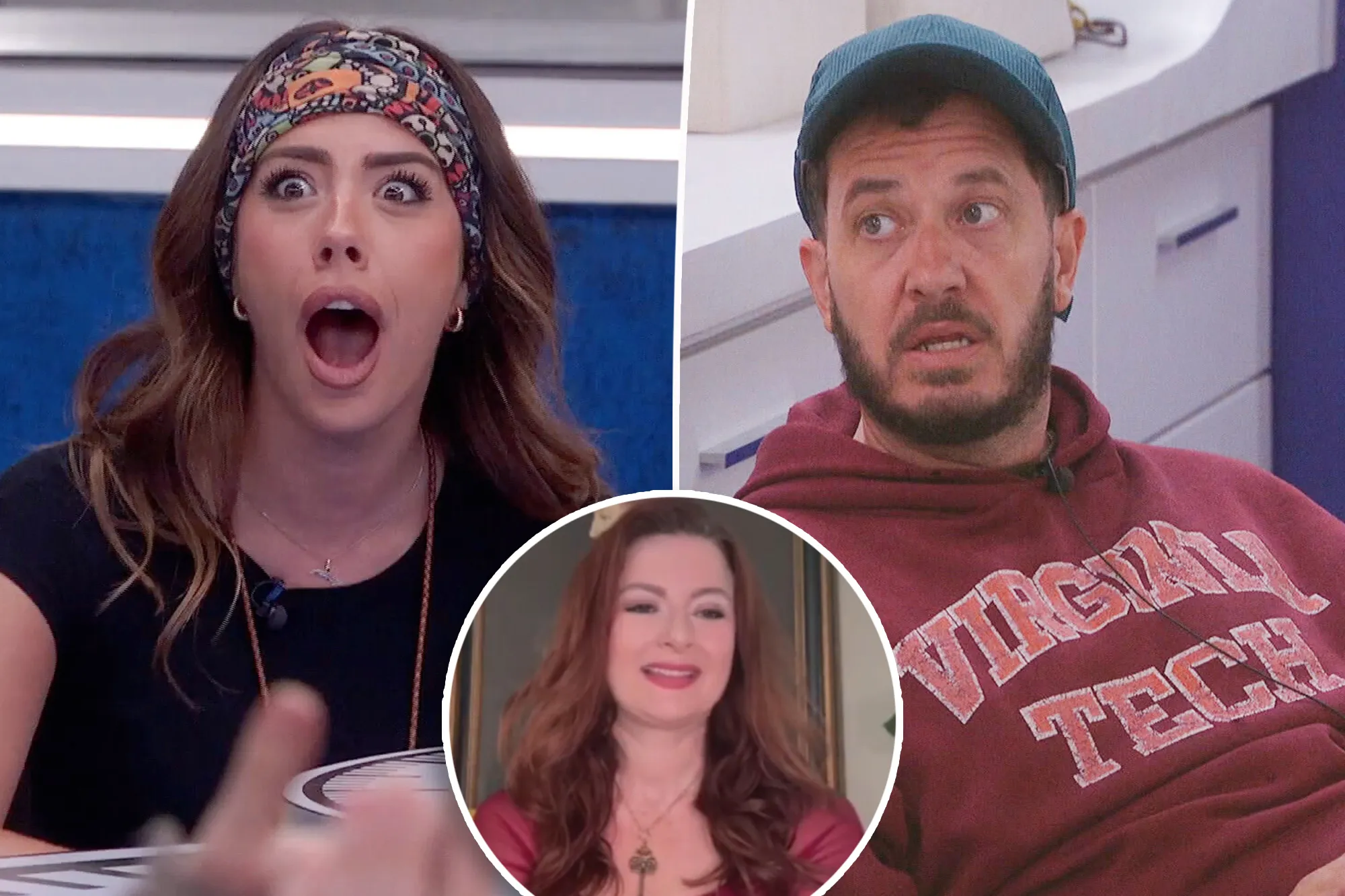 Rachel Reilly, Danielle Reyes, and Britney Haynes speaking about Big Brother
