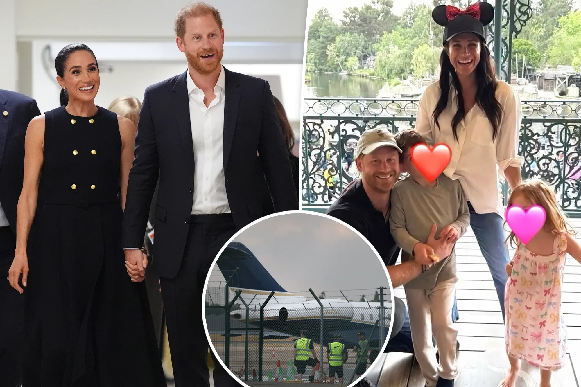 Prince Harry and Meghan Markle arrive at an event.