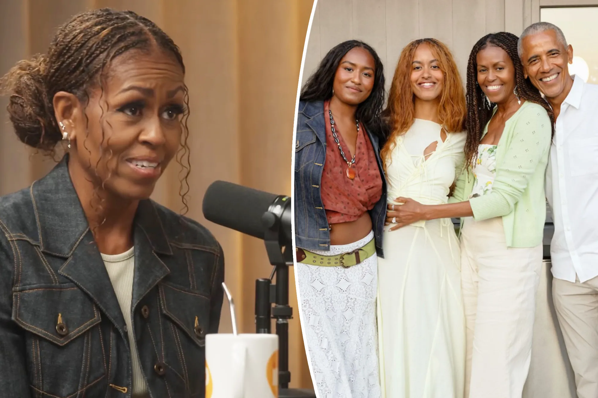 Michelle Obama smiling at a public event