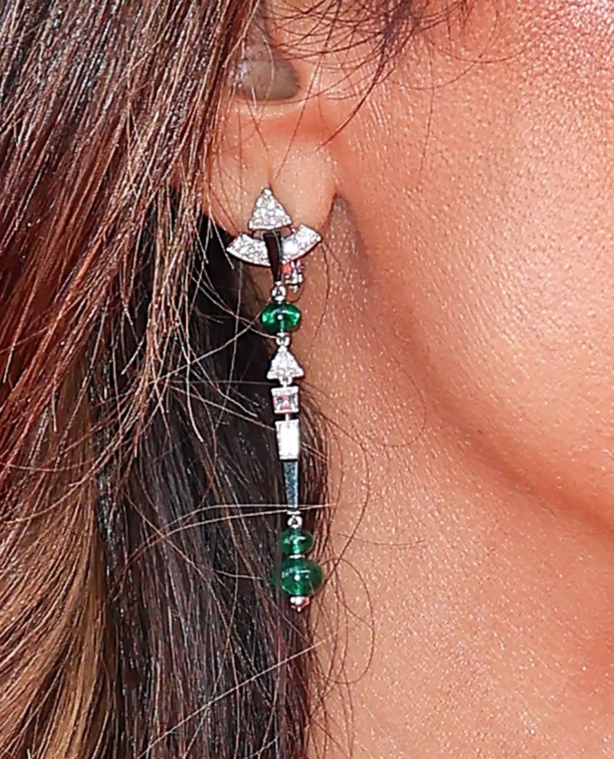 Amal often looks to Cartier for her elegant statement drops on the red carpet for a little added sparkle.