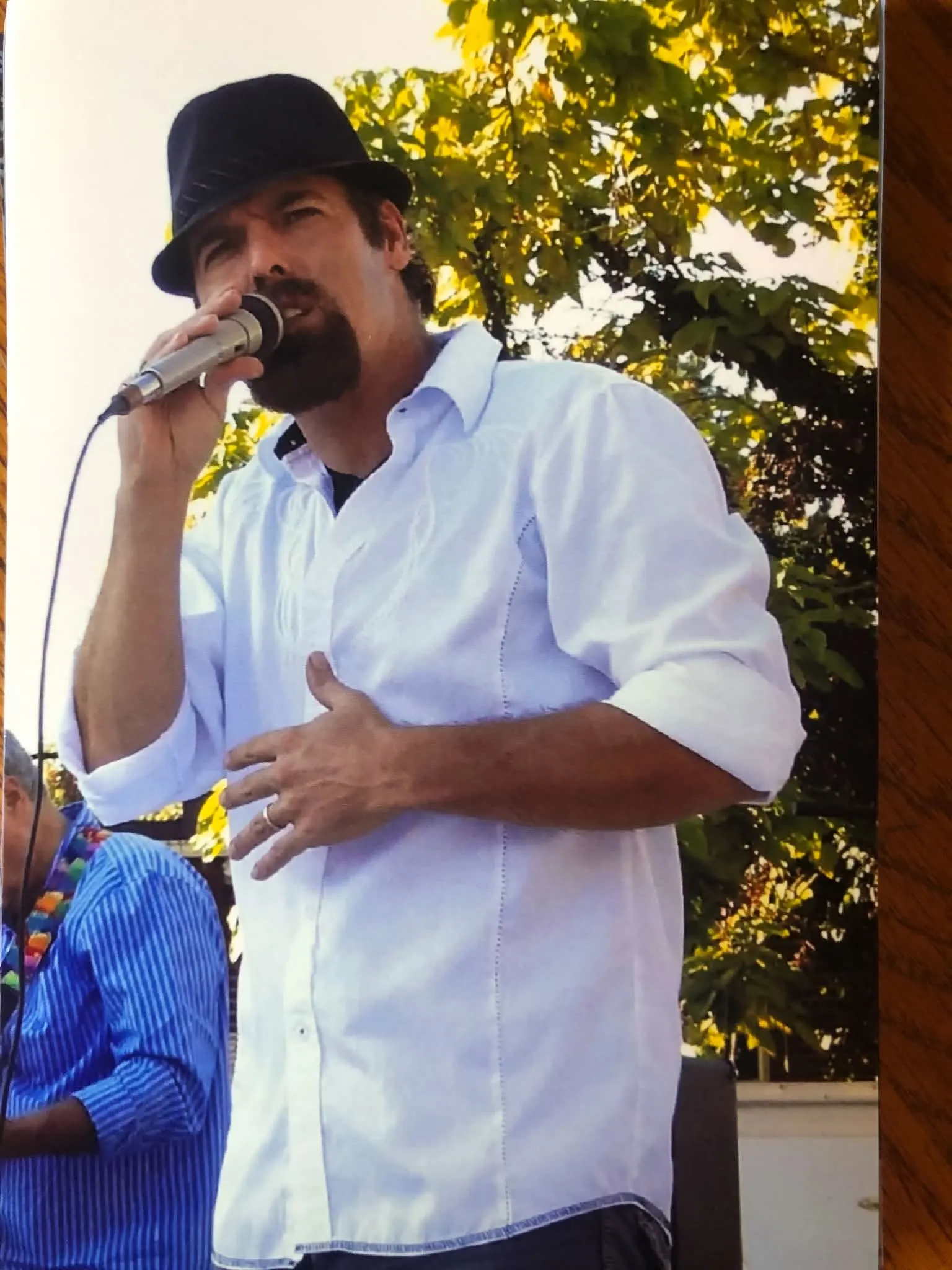 His family revealed that the country singer, seen here in a social media upload, died at home.