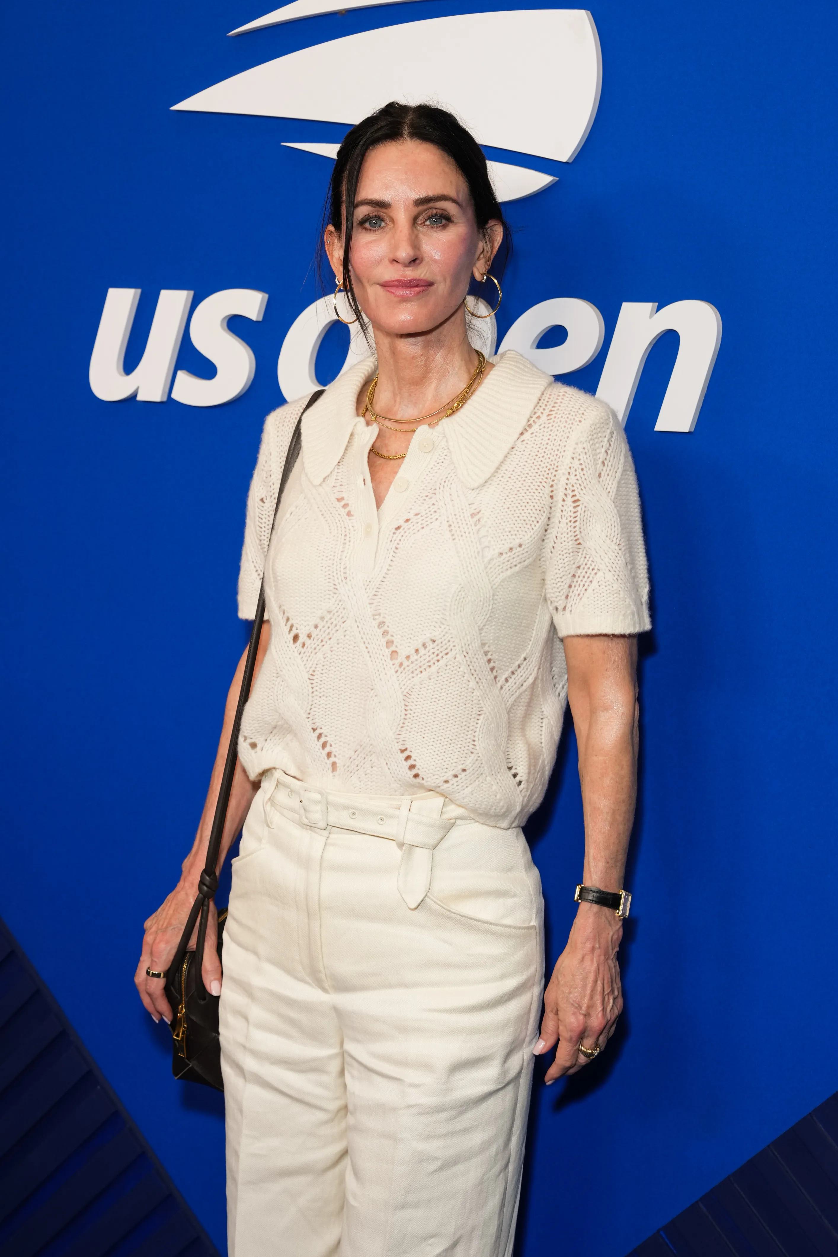 Courteney Cox attends the US Open Men