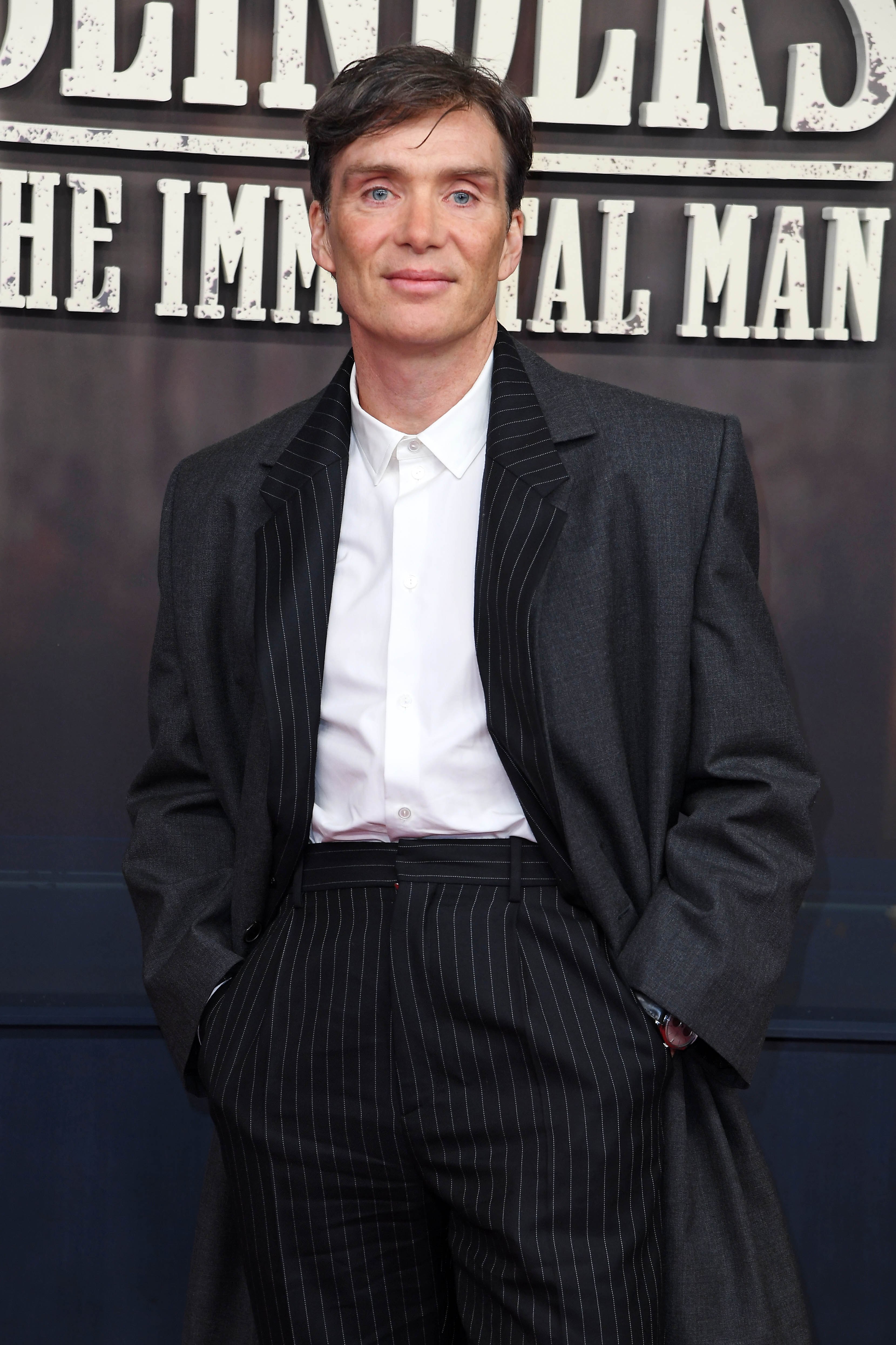Irish actor Cillian Murphy attends the "Peaky Blinders: The Immortal Man" Netflix premiere.