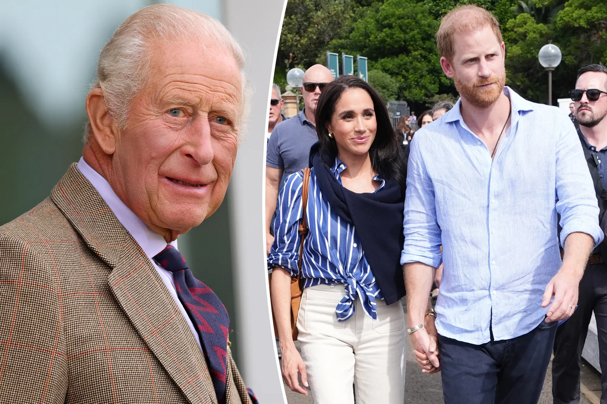 King Charles looking serious at an official royal event
