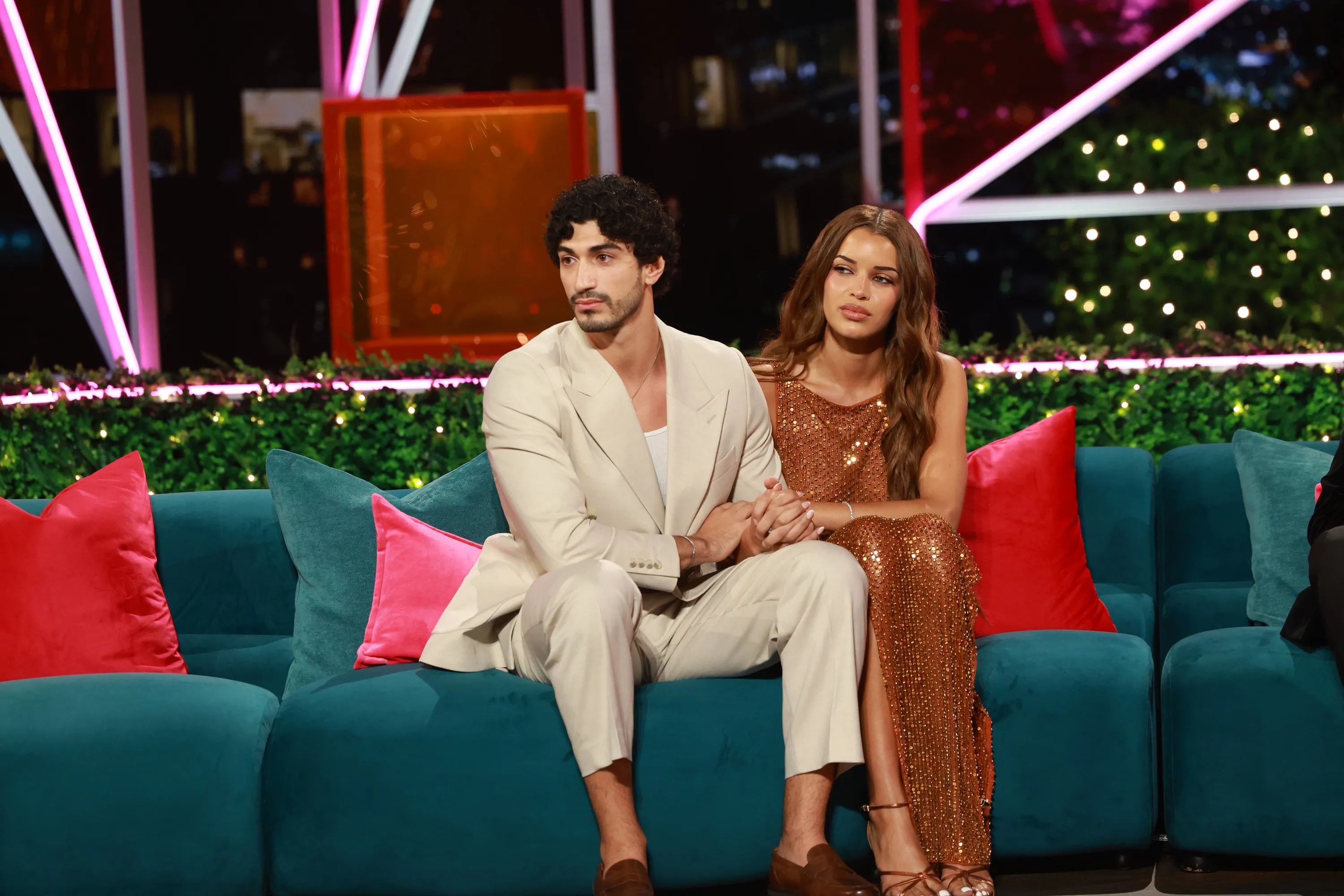 Zacharias Georgiou and Kayda Reese Bosse on "Love Island USA" reunion.