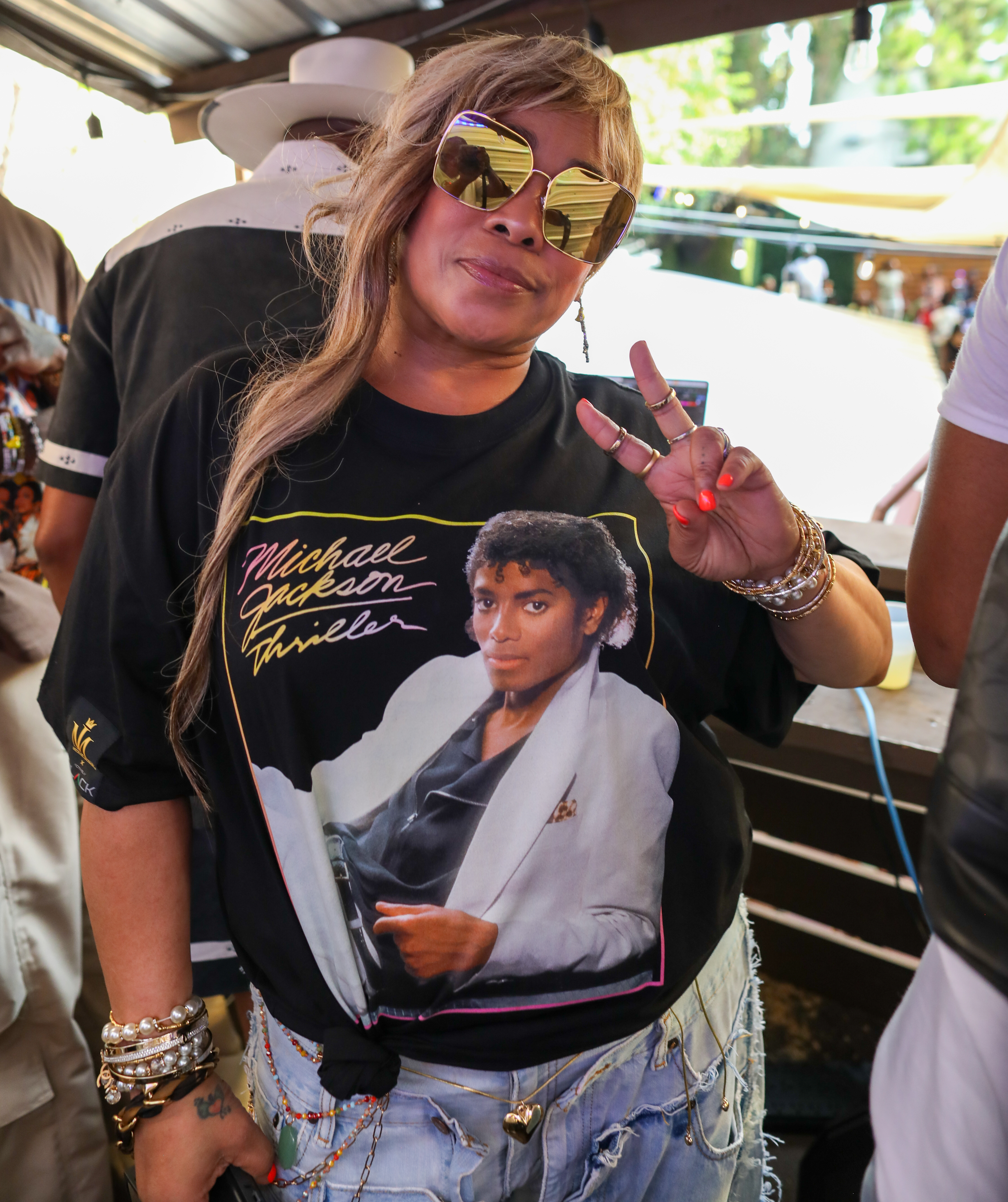 T-Boz attending D-NICE & Friends Day Party.