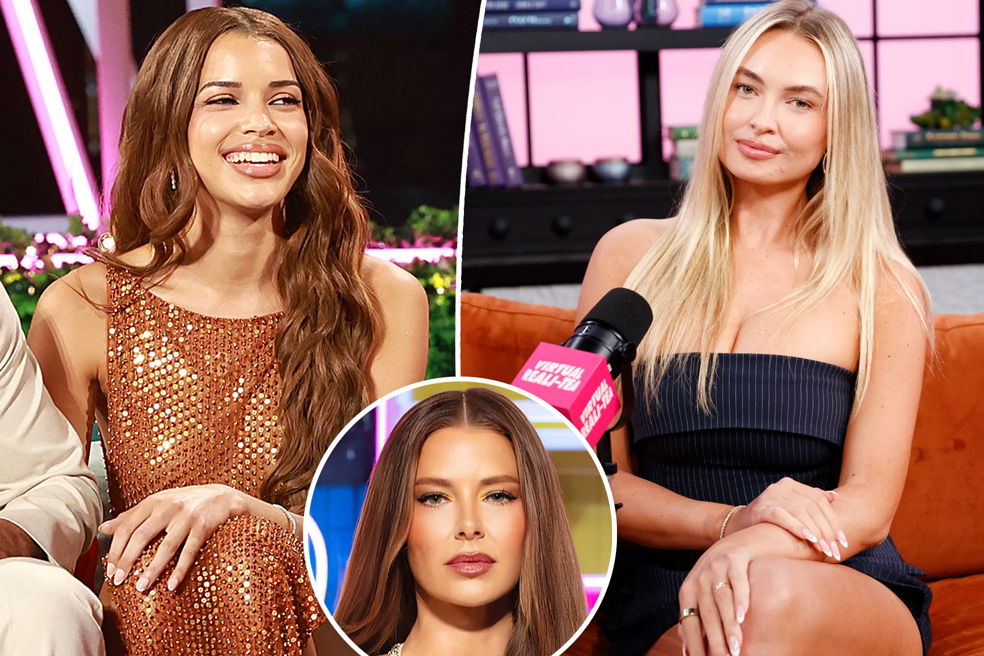 Jen Terry speaking during an interview about Love Island USA reunion drama