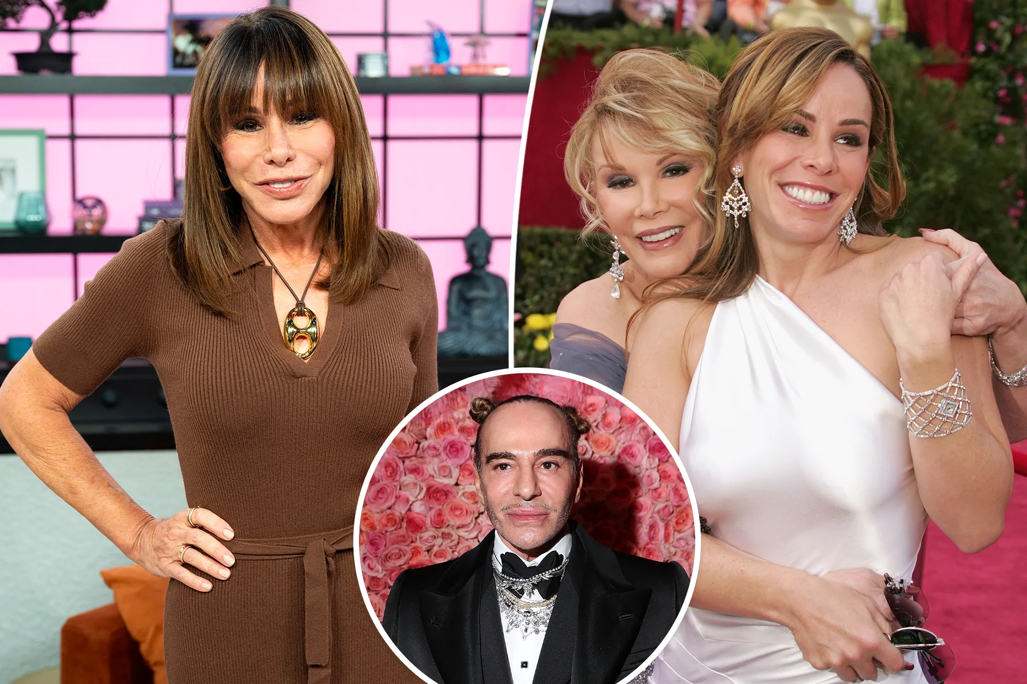 Melissa Rivers speaking at a red carpet event