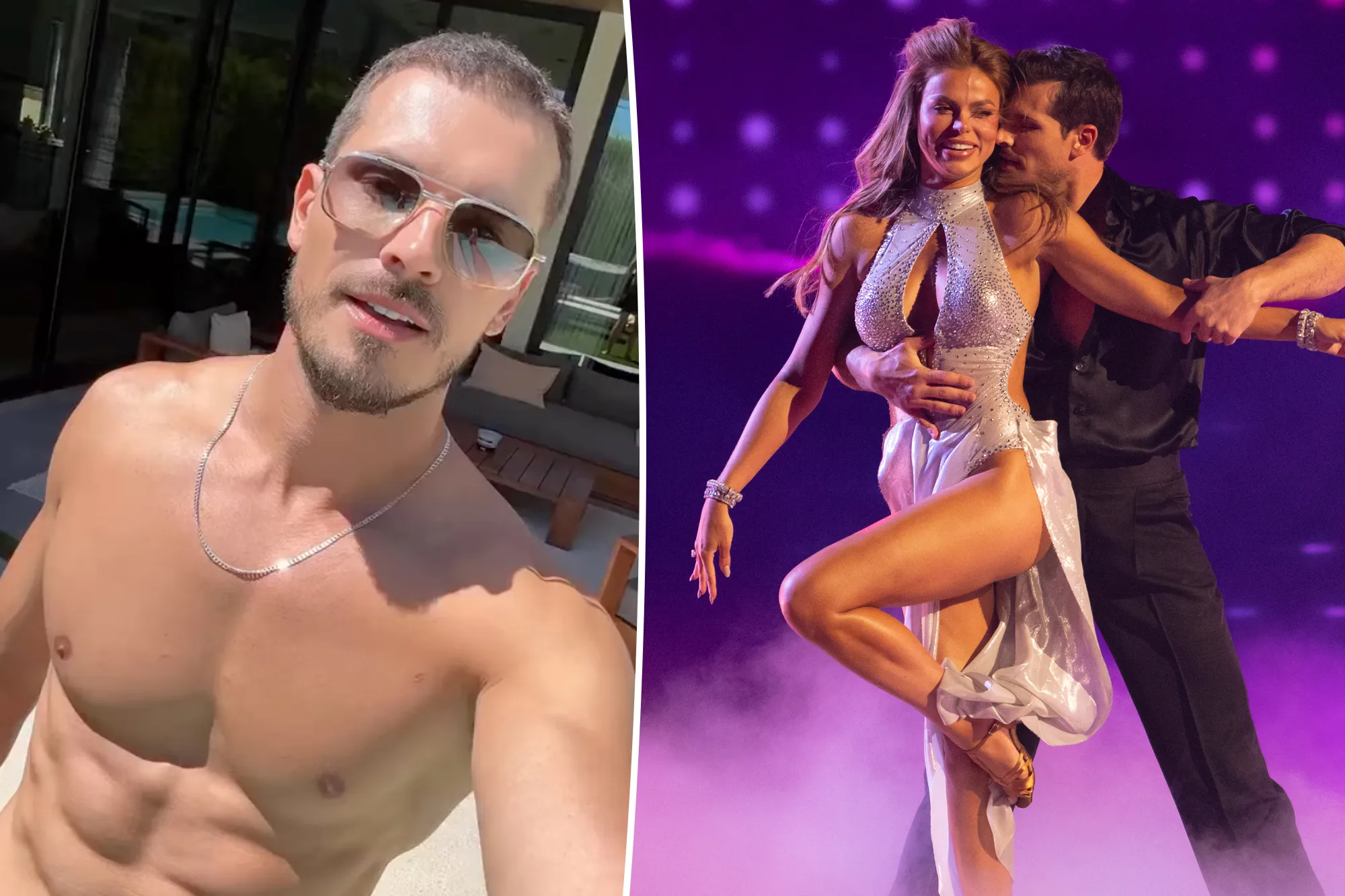 Gleb Savchenko striking a pose