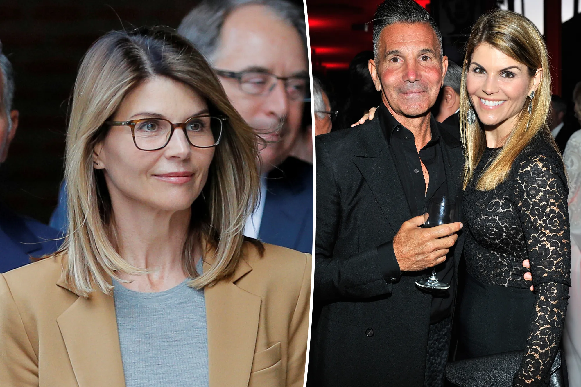 Lori Loughlin and Mossimo Giannulli posing together