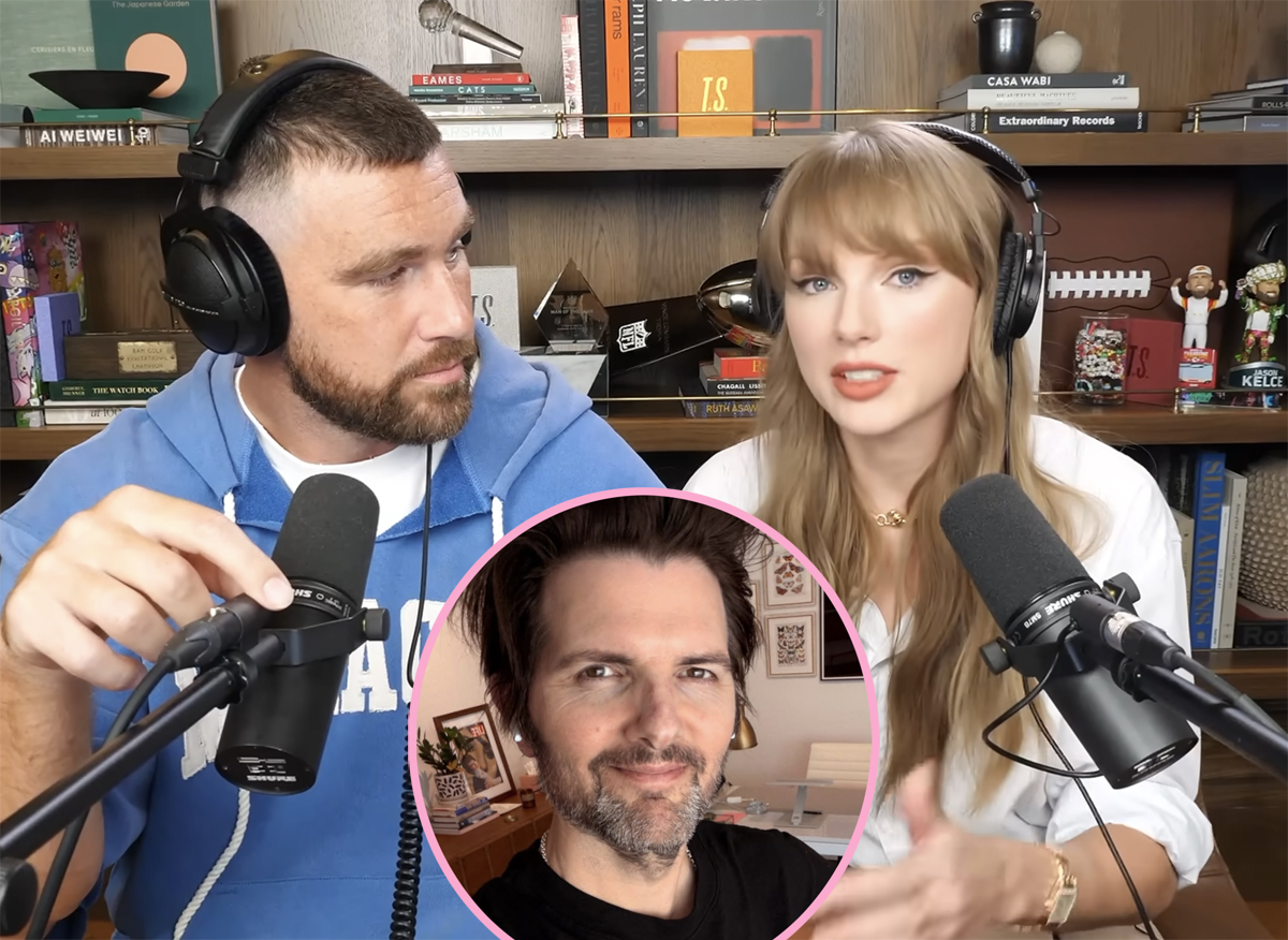 Adam Scott speaking about Taylor Swift and Travis Kelce