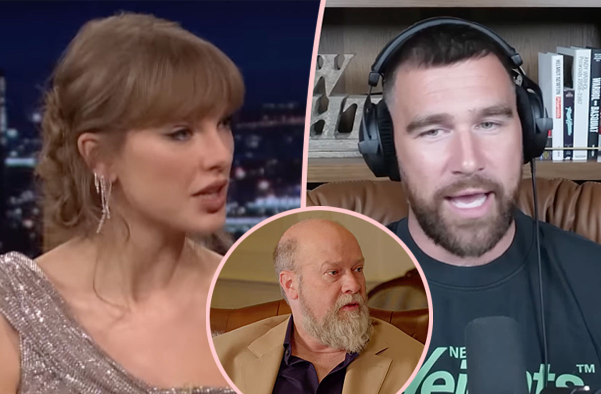 Taylor Swift and Travis Kelce at a public event together