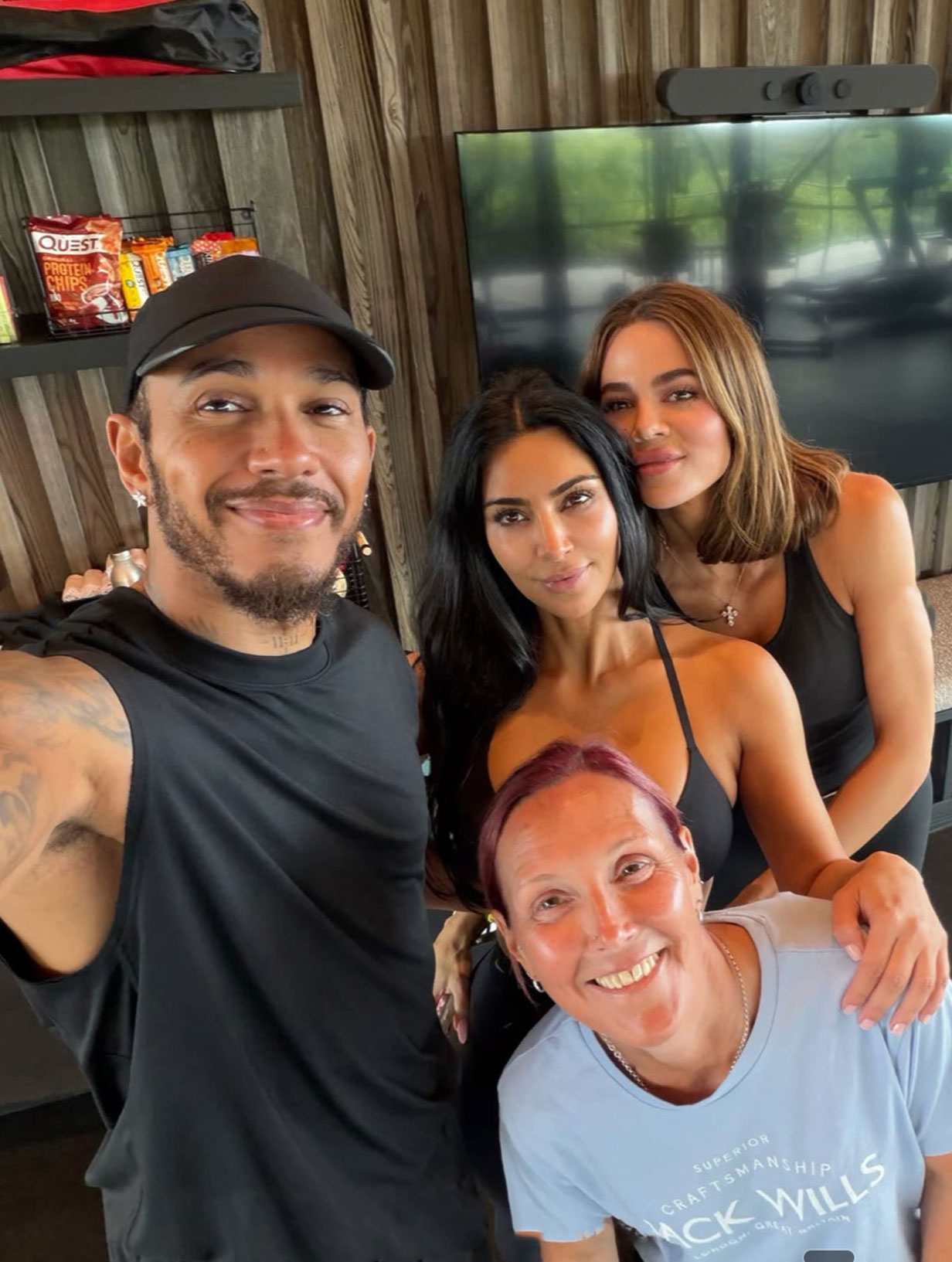 Kim Kardashian and Lewis Hamilton in the story: Kim Kardashian Hard-Launches Lewis Hamilton Romance in Beachy Instagram Dump